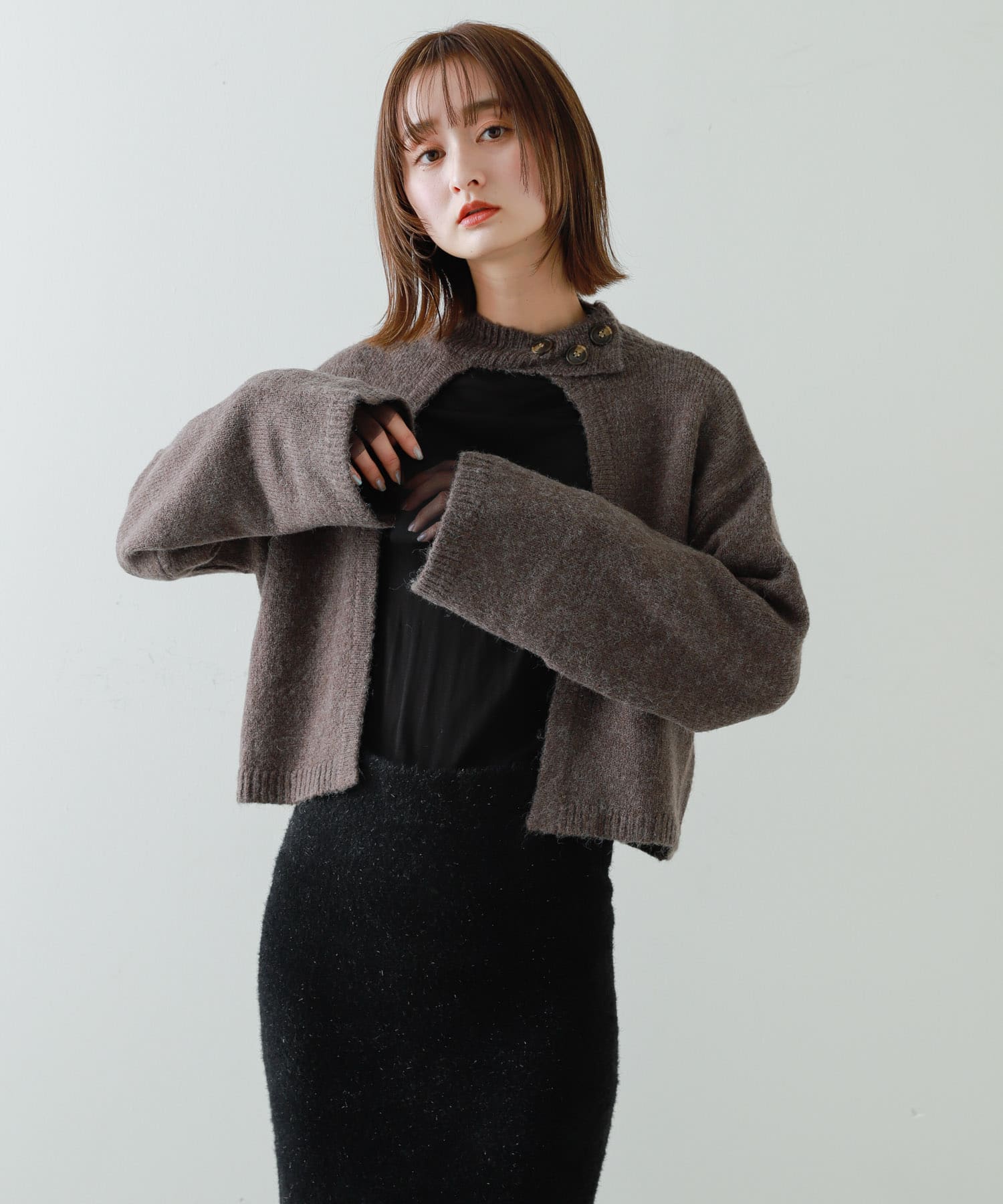 身長：169cm サイズ：one