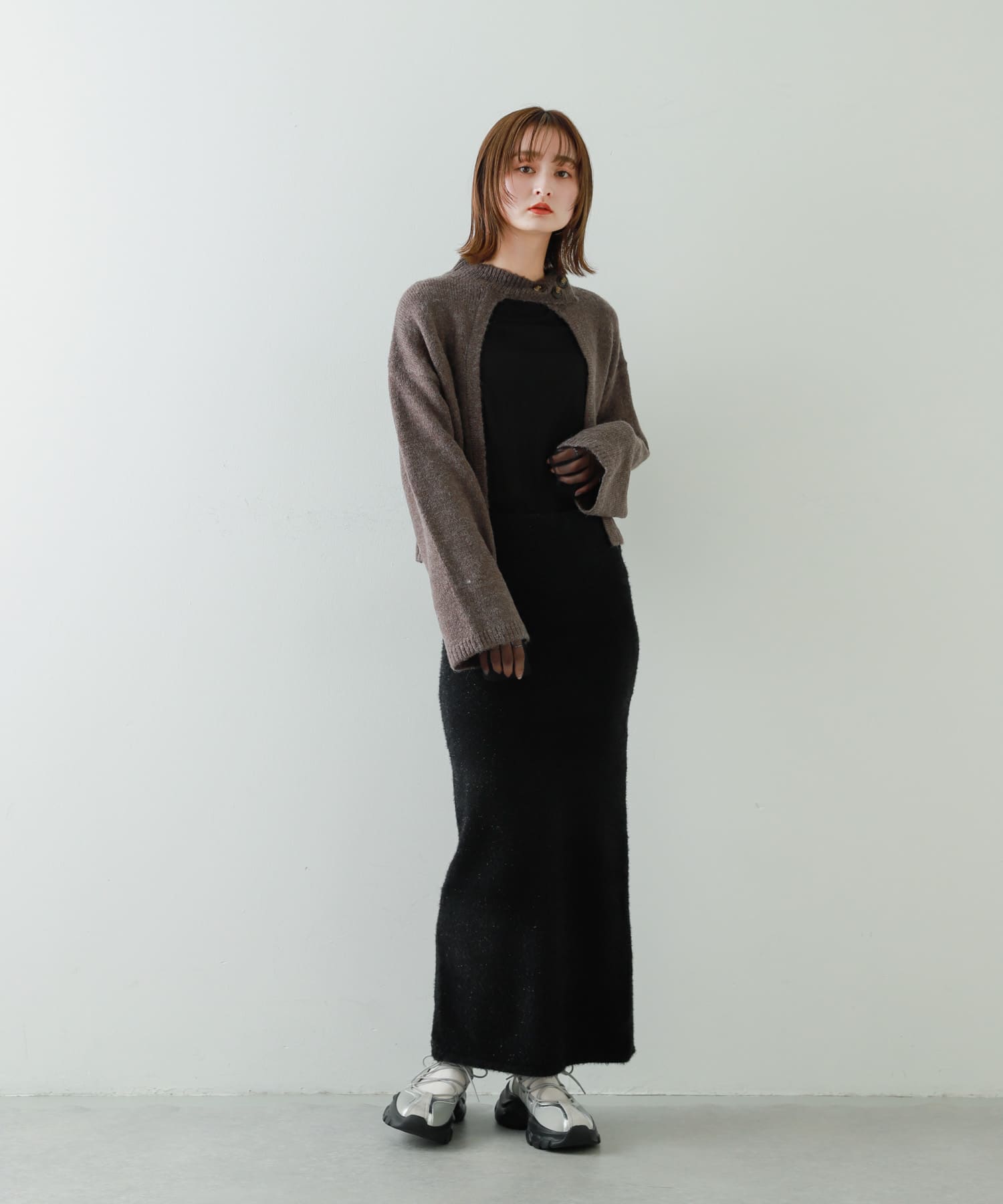 身長：169cm サイズ：one