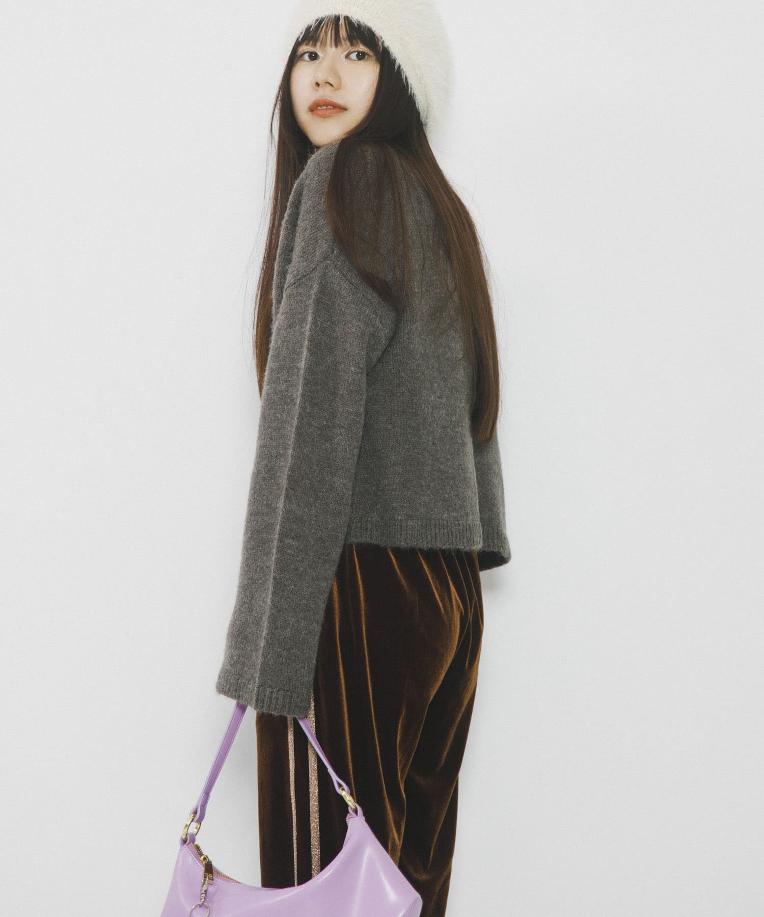 身長：156cm サイズ：one