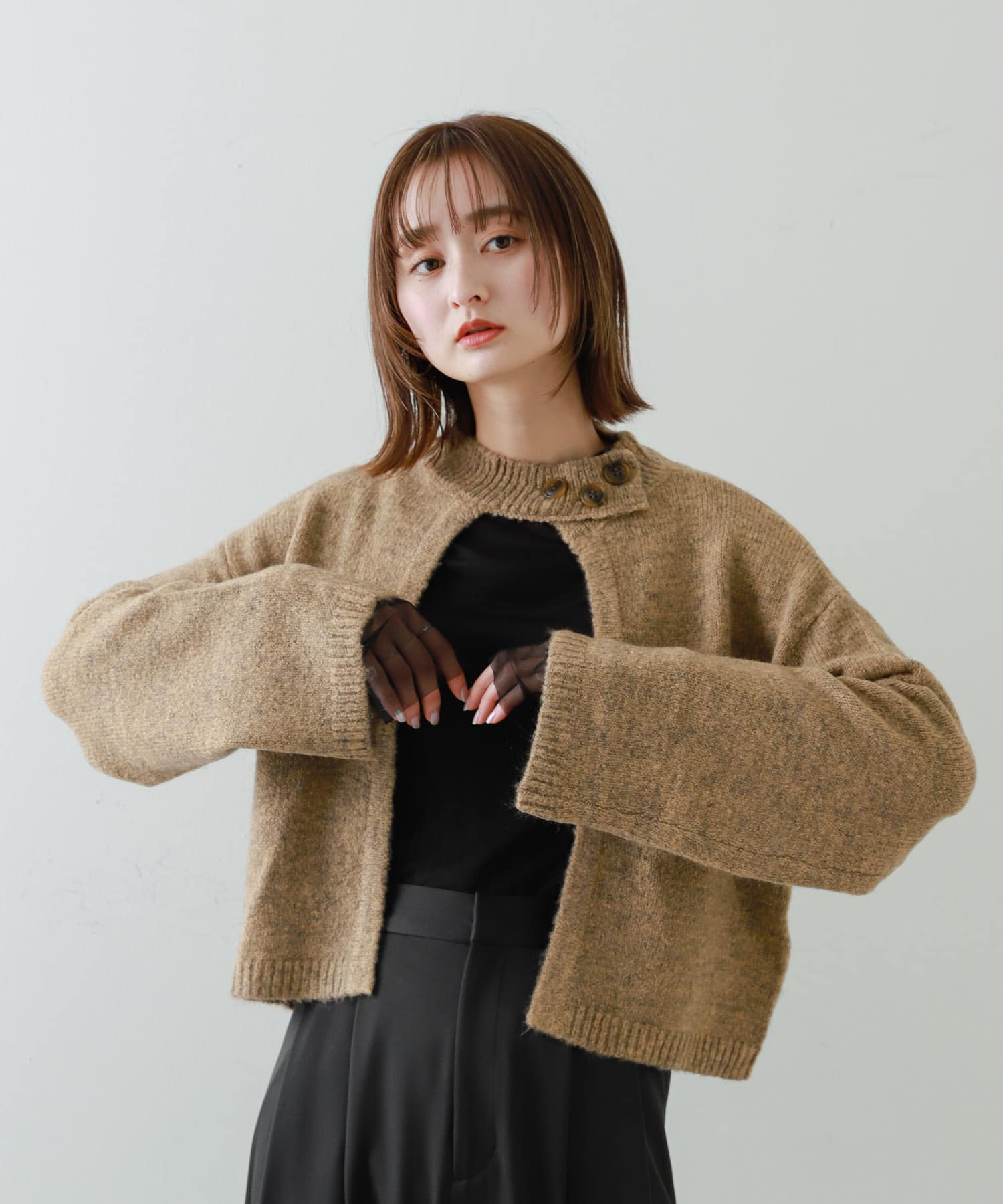 身長：169cm サイズ：one