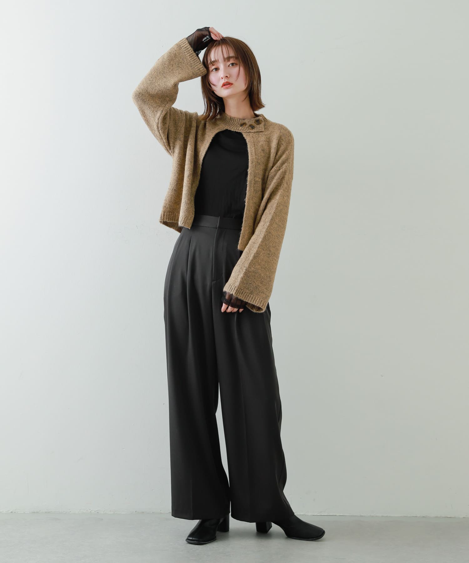 身長：169cm サイズ：one