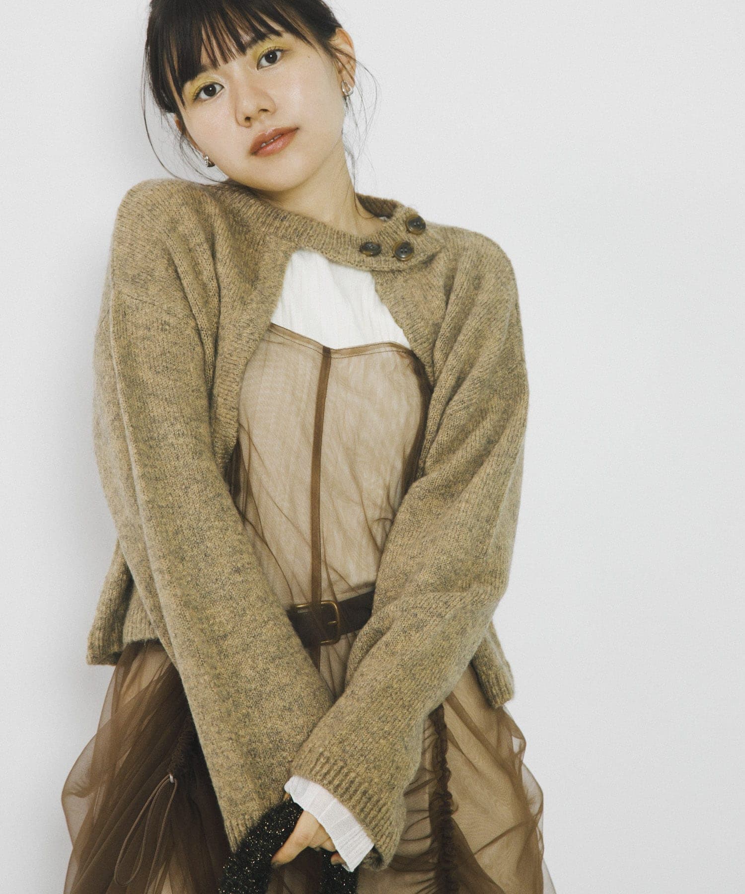 身長：156cm サイズ：one