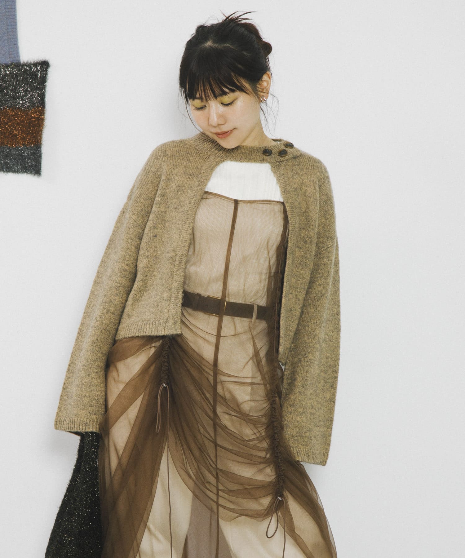 身長：156cm サイズ：one