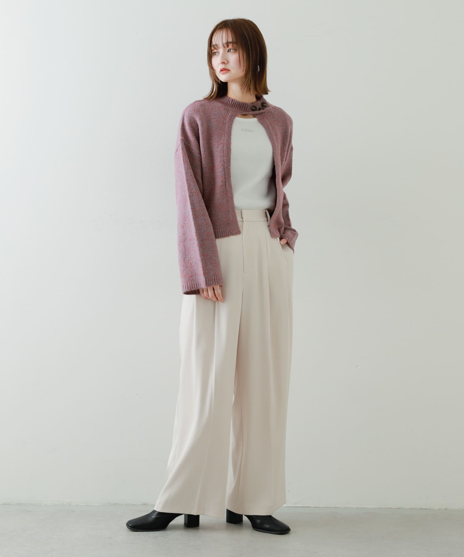 身長：169cm サイズ：one