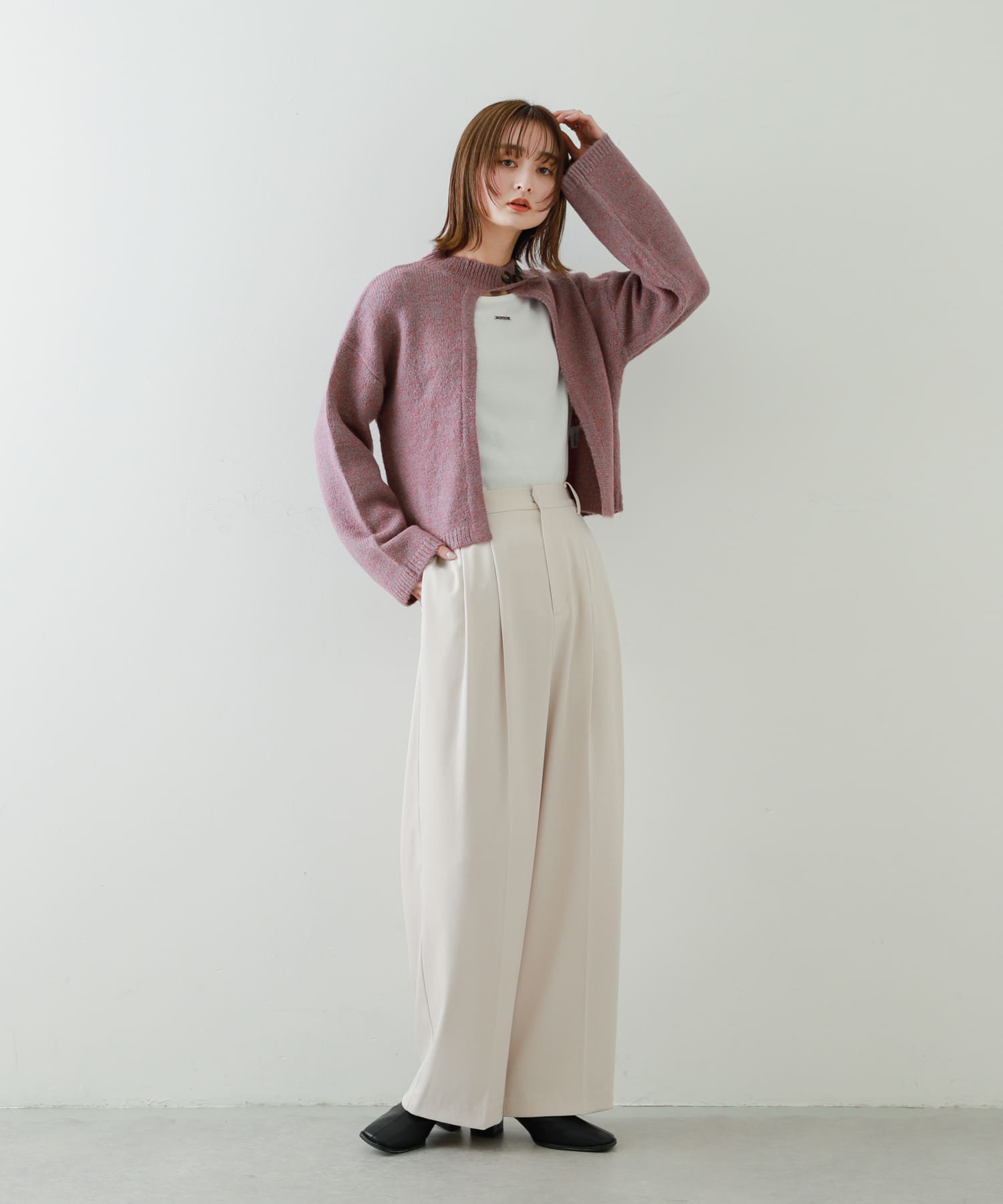 身長：169cm サイズ：one