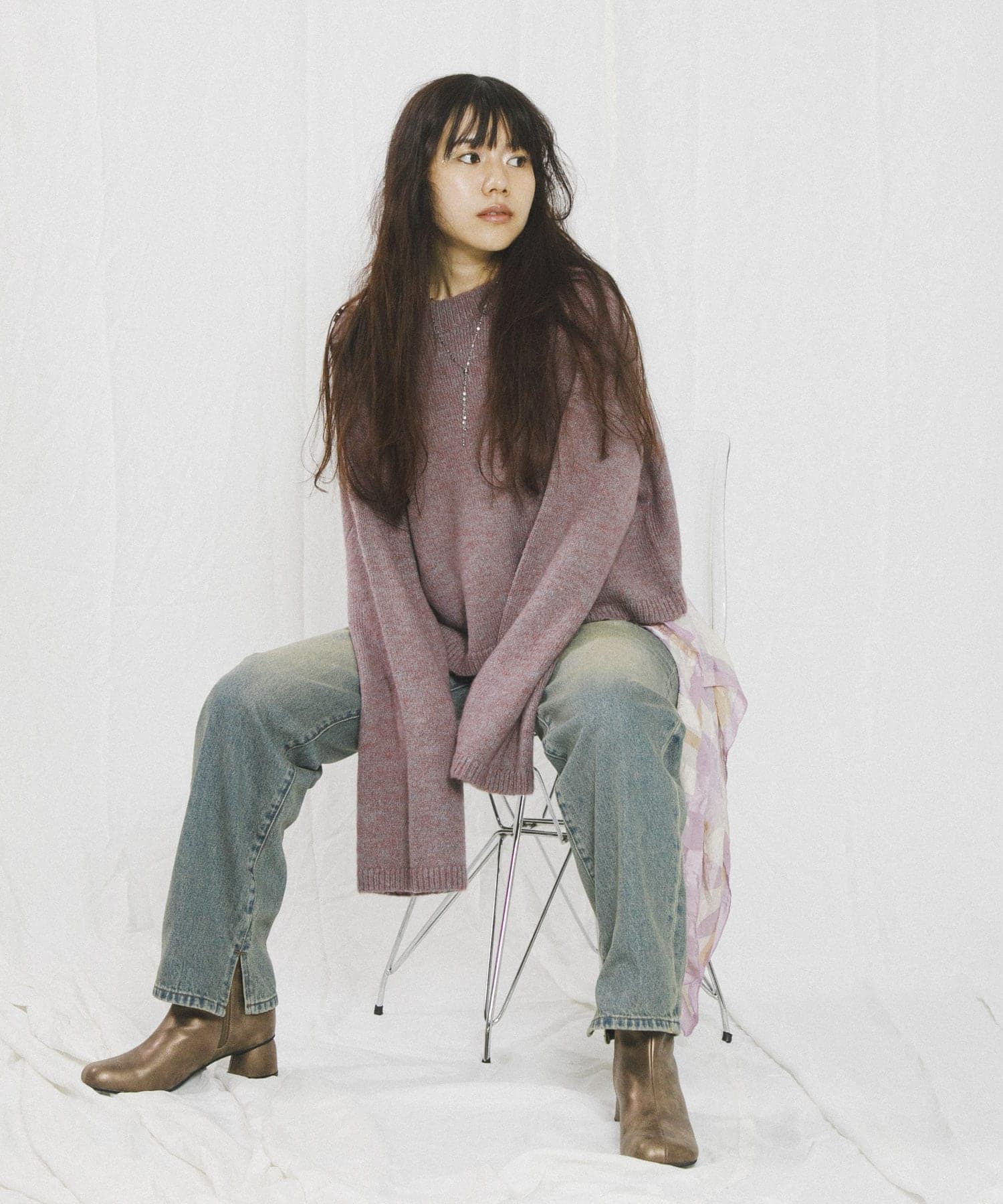 身長：156cm サイズ：one