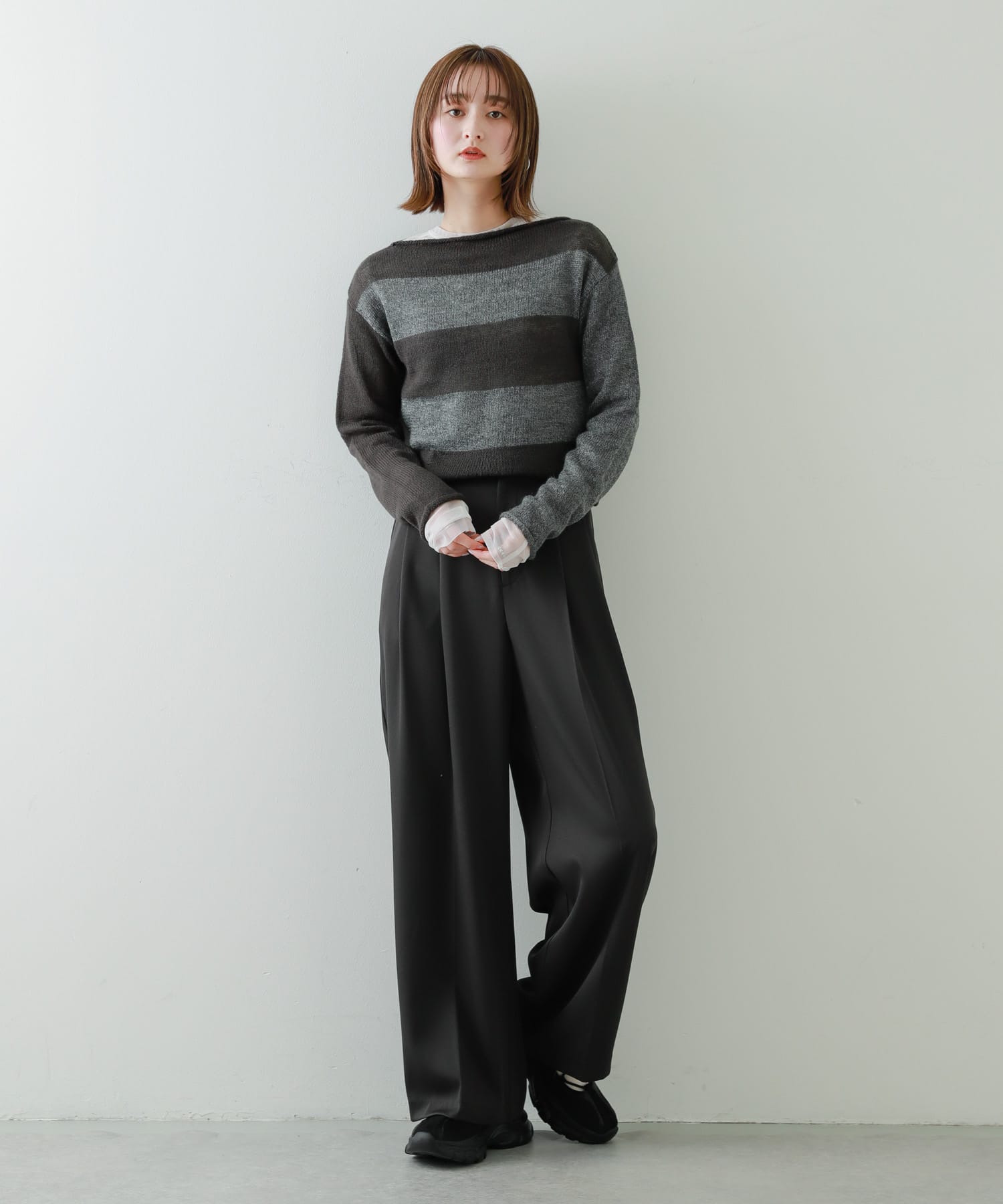 身長：169cm サイズ：one
