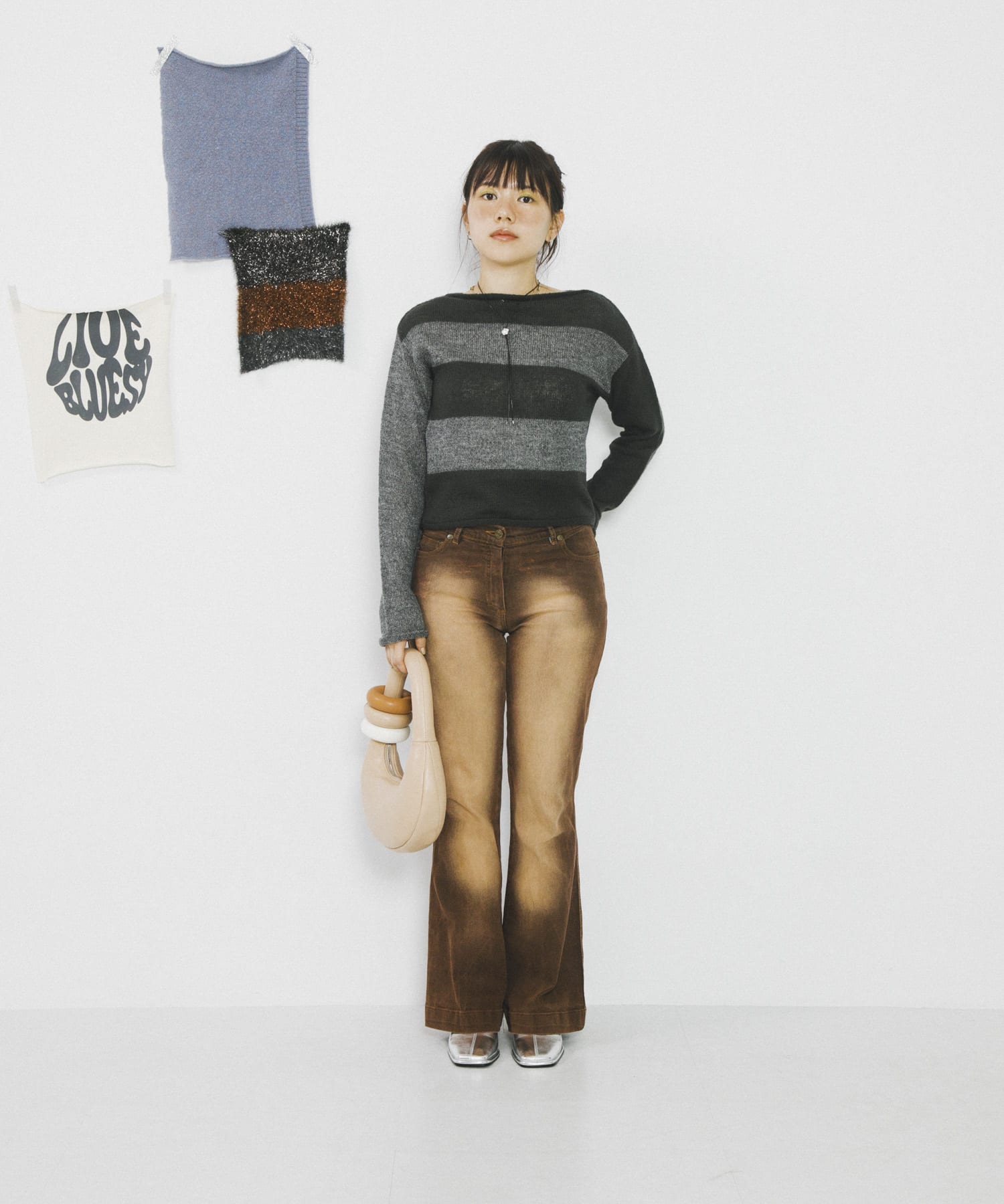 身長：156cm サイズ：one