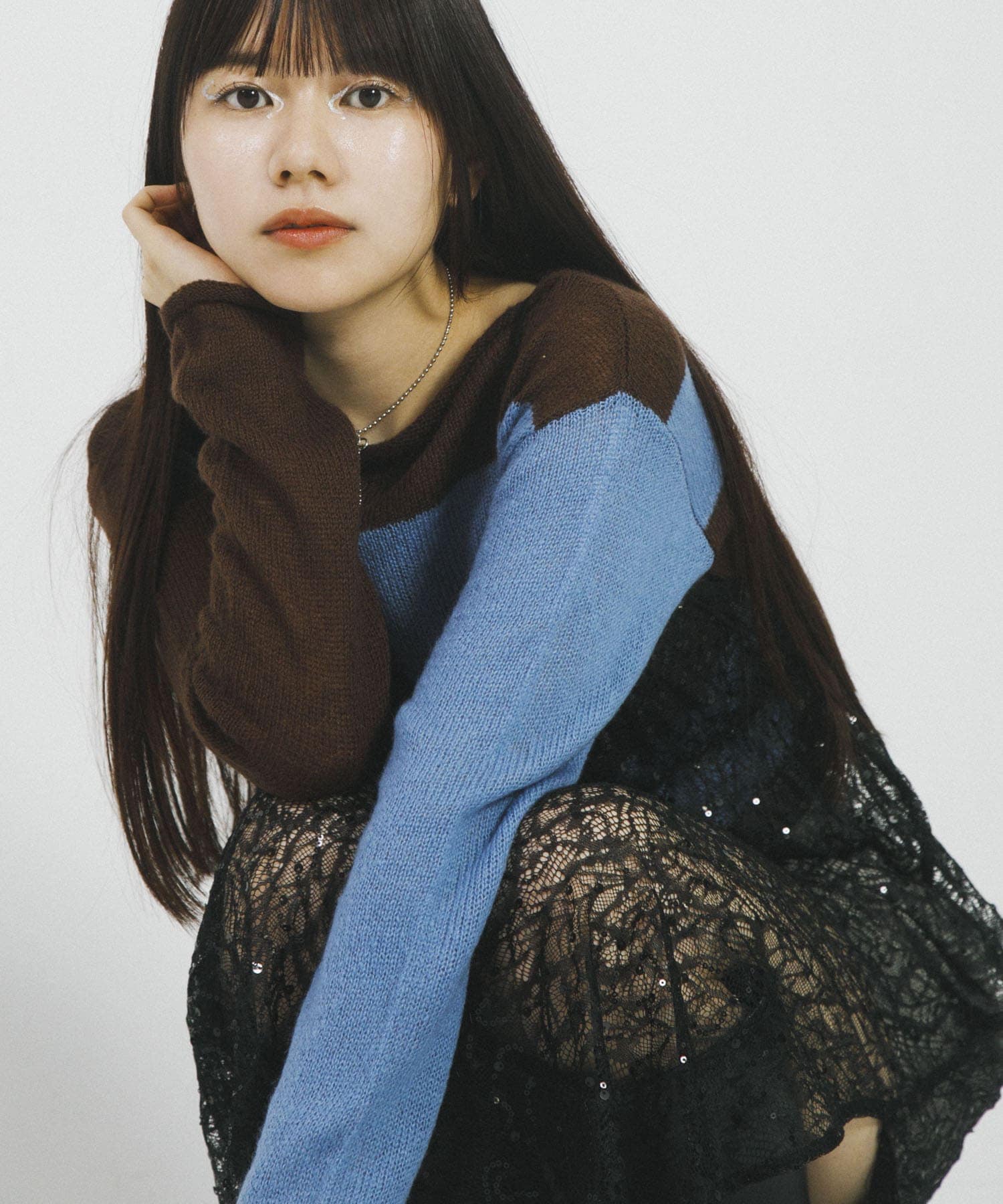 身長：156cm サイズ：one