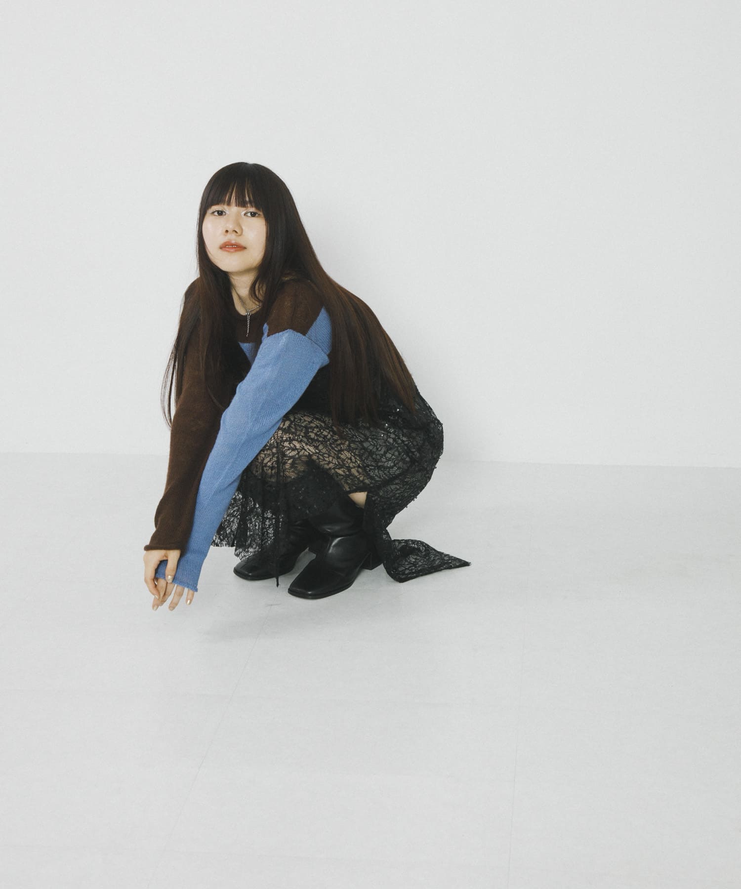 身長：156cm サイズ：one