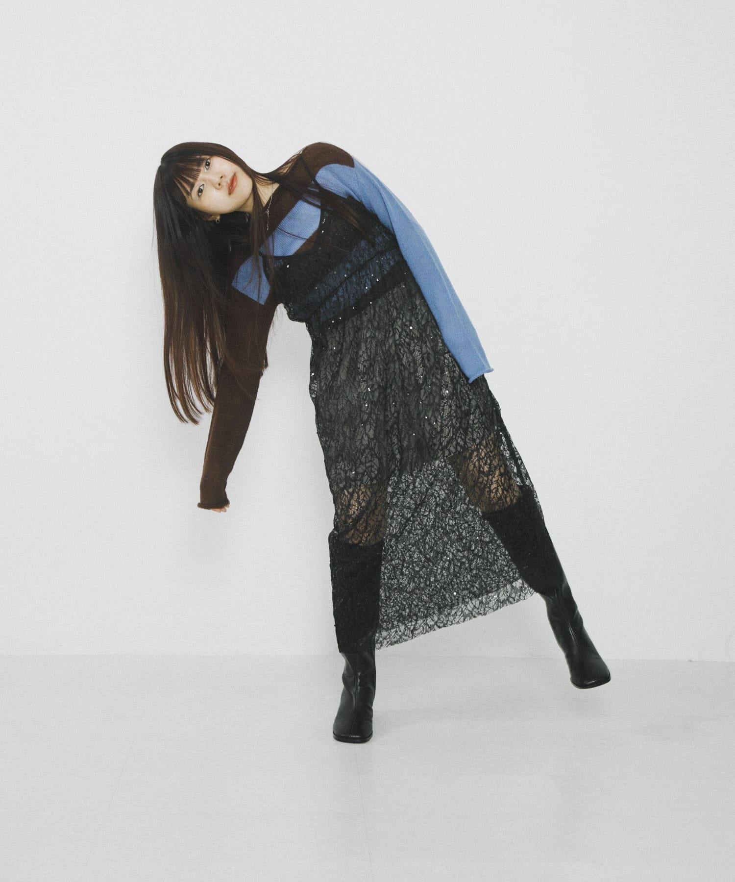 身長：156cm サイズ：one