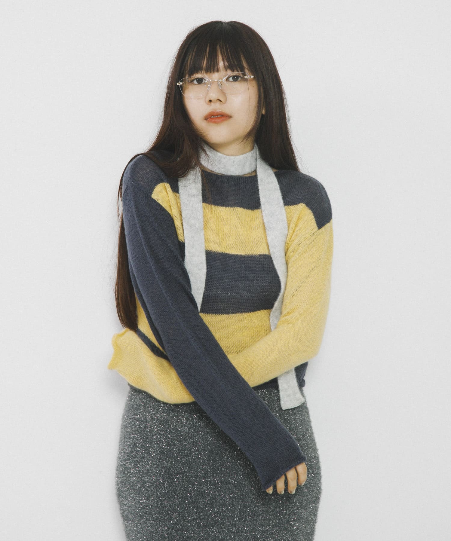 身長：156cm サイズ：one
