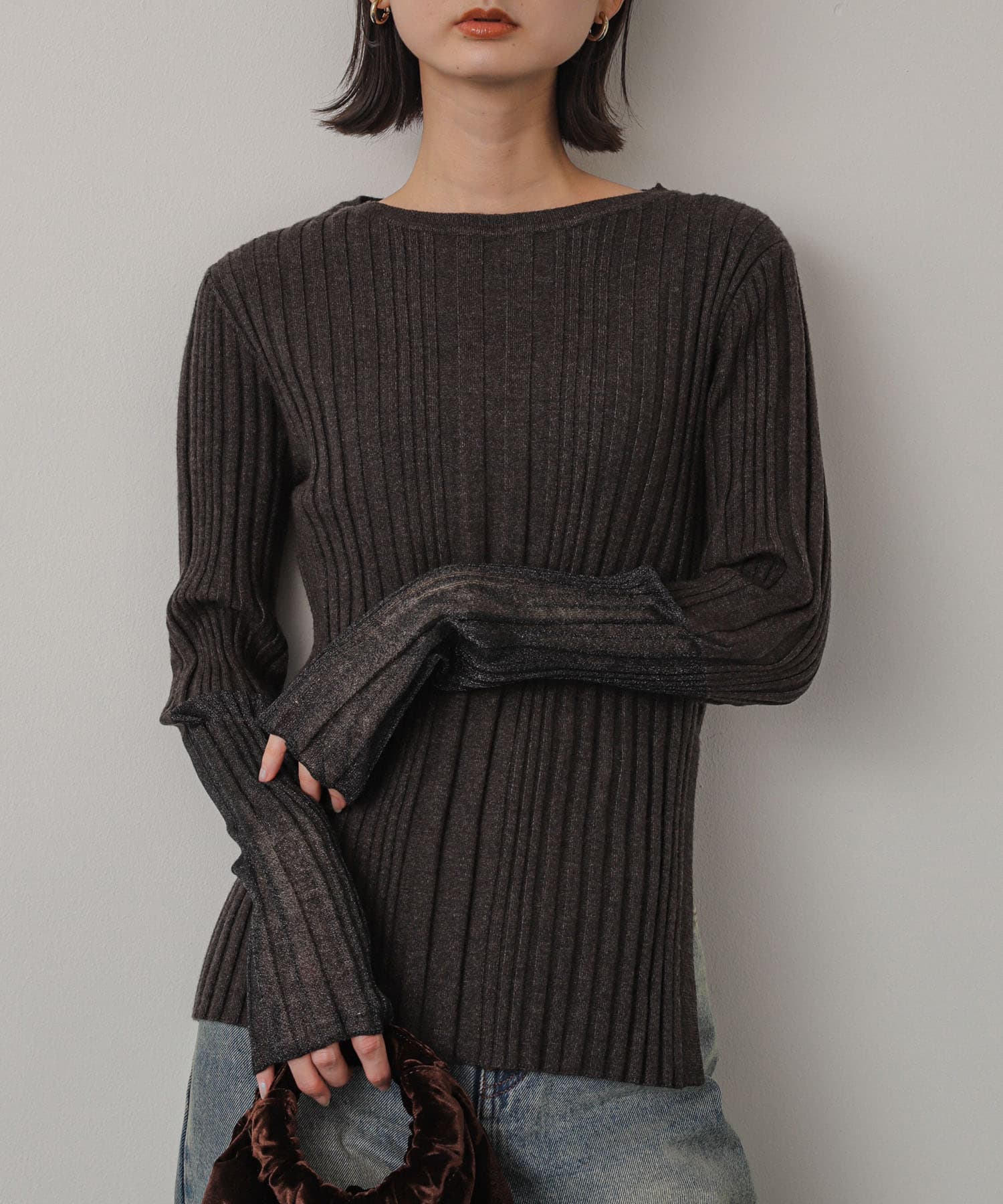 身長：169cm サイズ：one