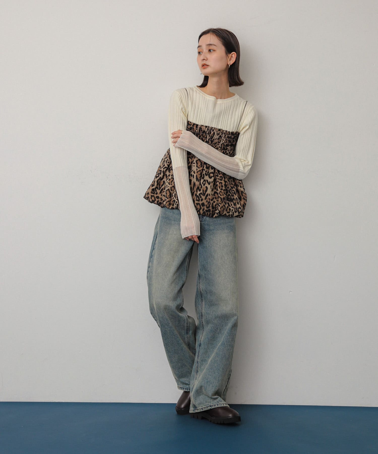 身長：169cm サイズ：one