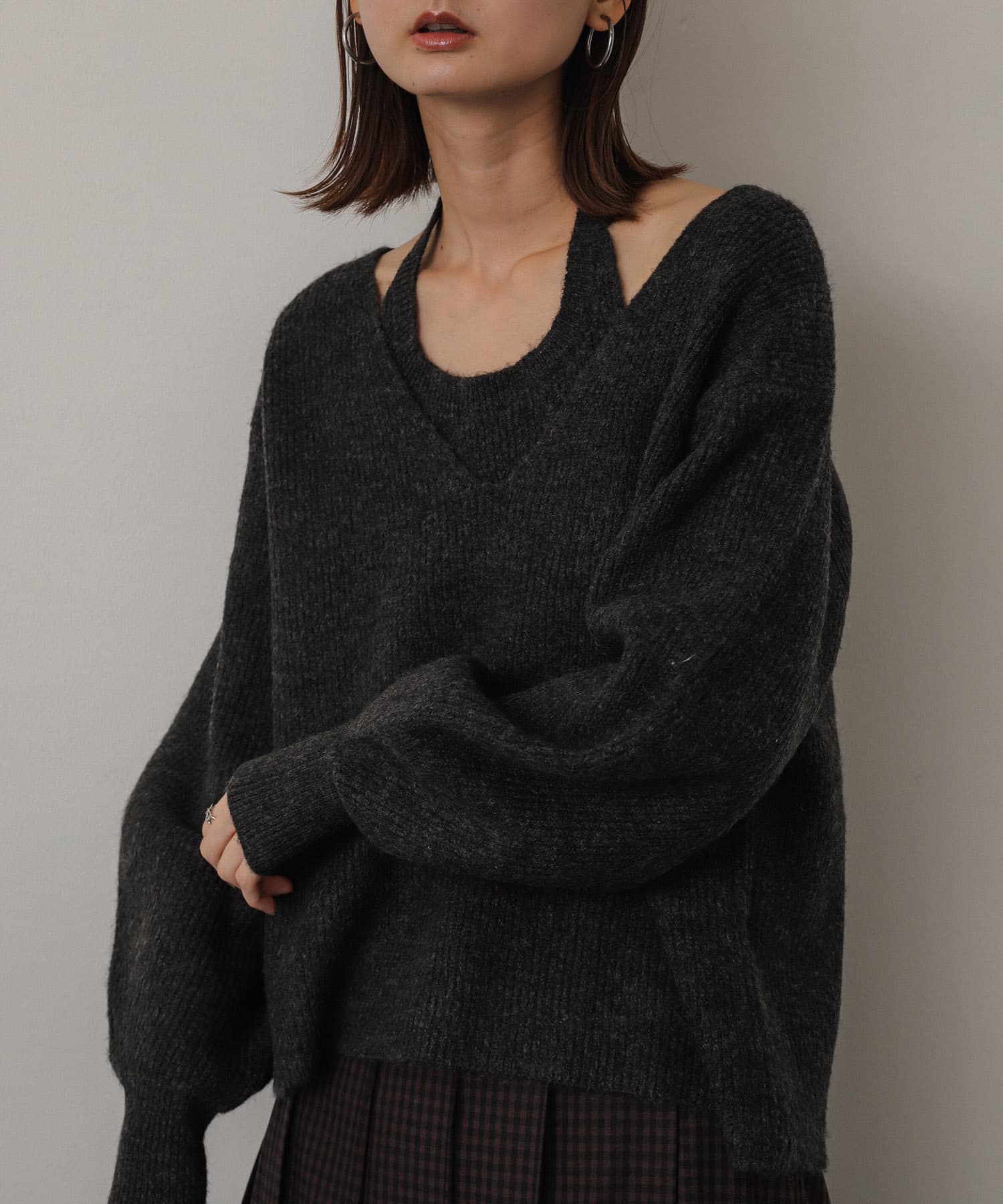 身長：169cm サイズ：one