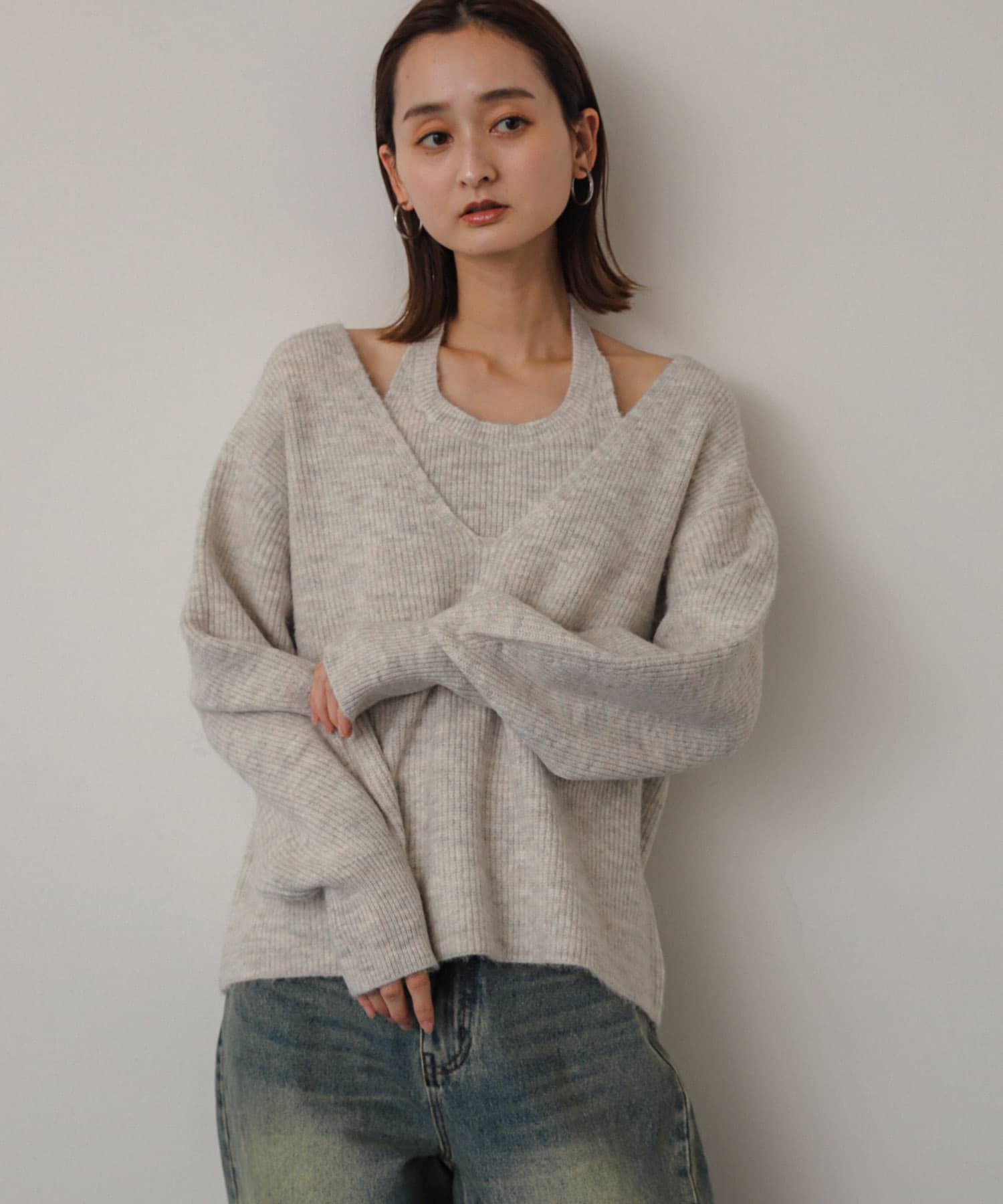 身長：169cm サイズ：one