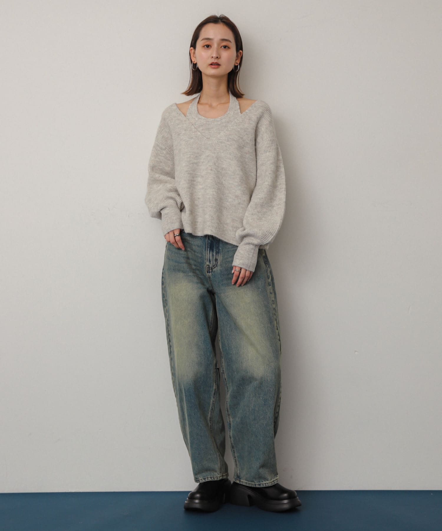 身長：169cm サイズ：one