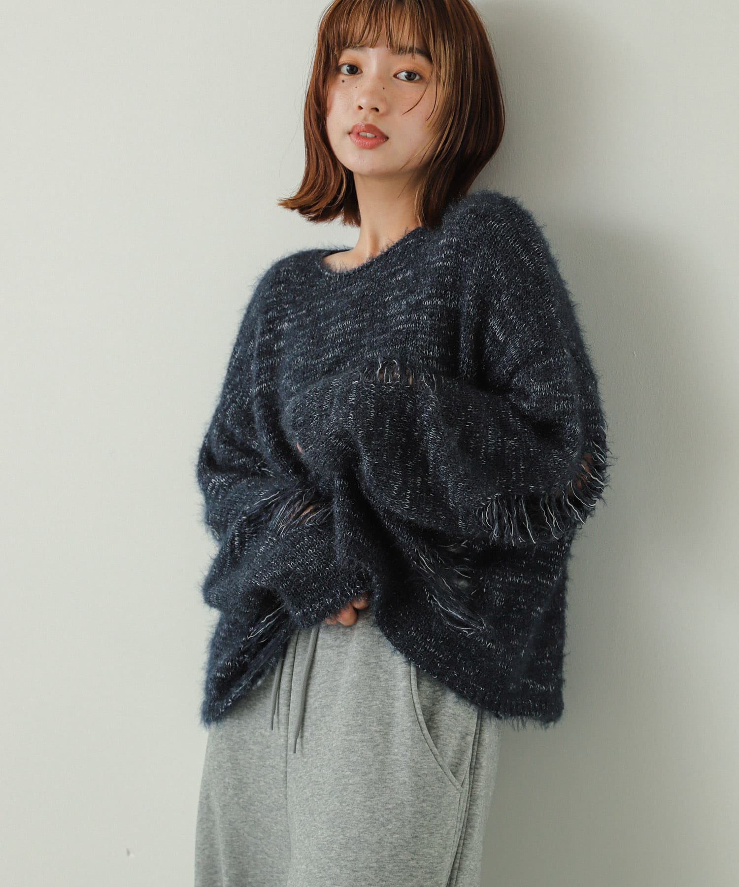 身長：158cm サイズ：one