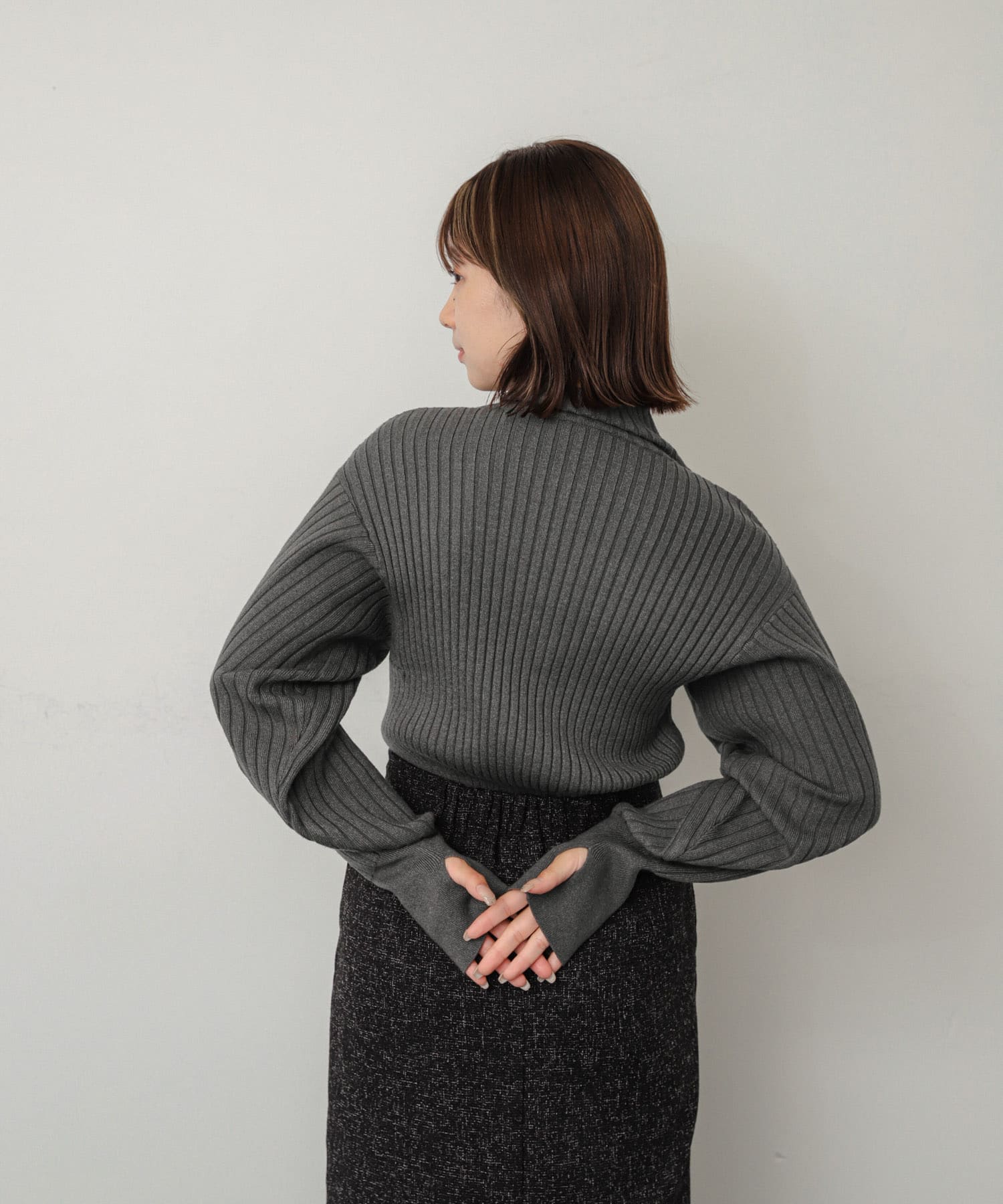 身長：158cm サイズ：one