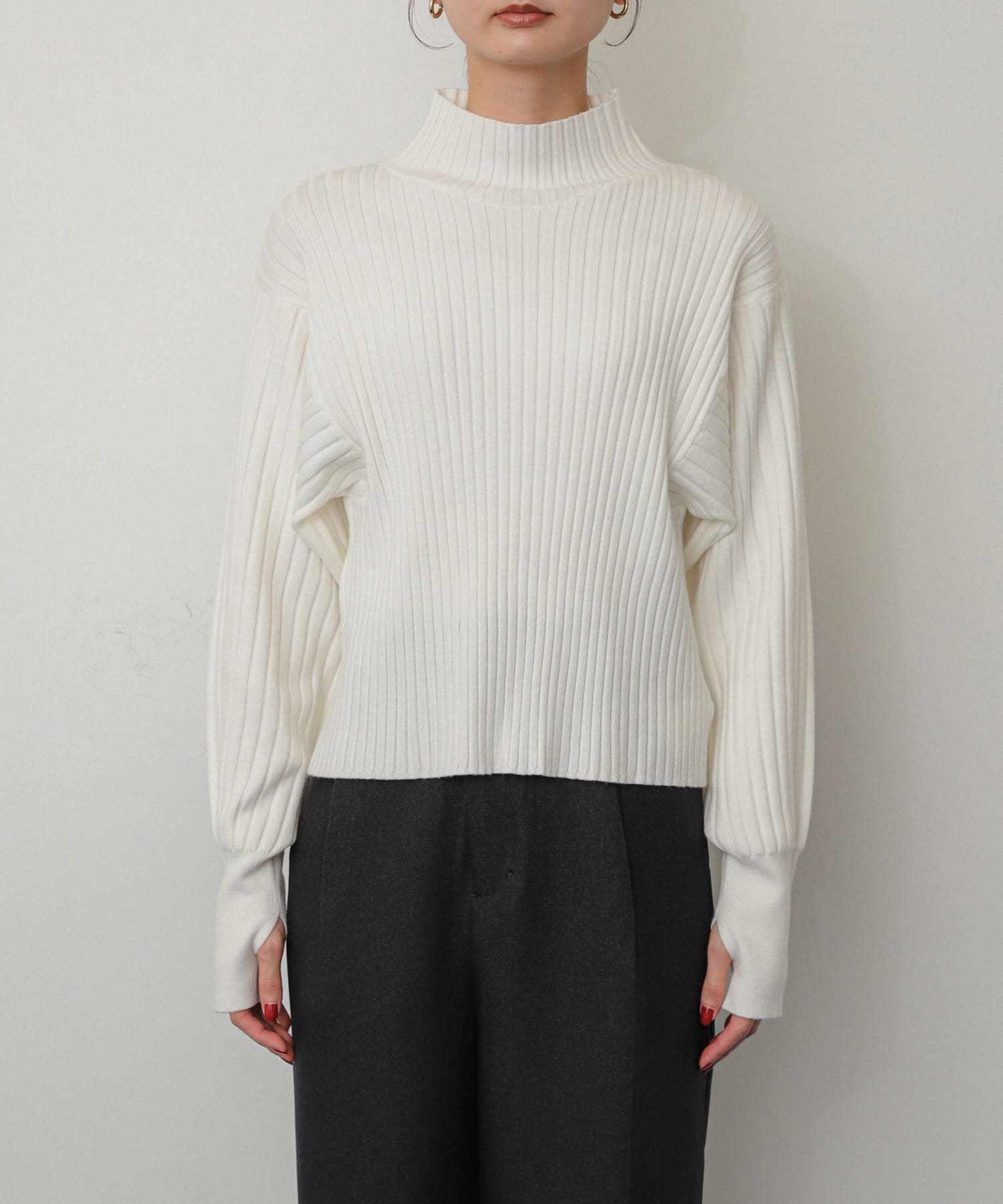 身長：169cm サイズ：one