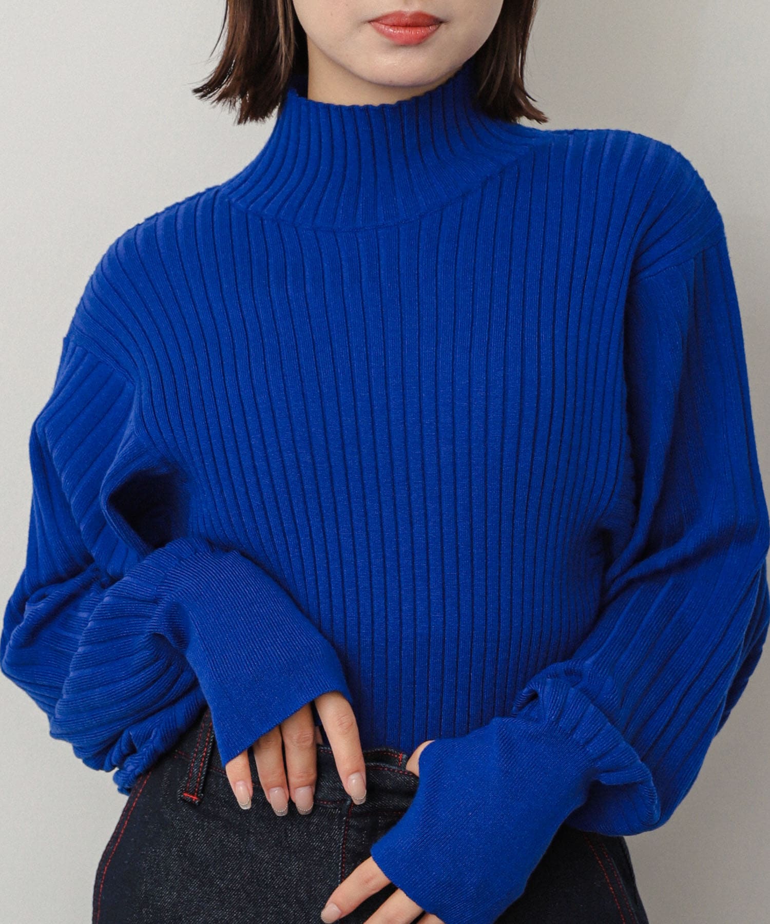身長：158cm サイズ：one