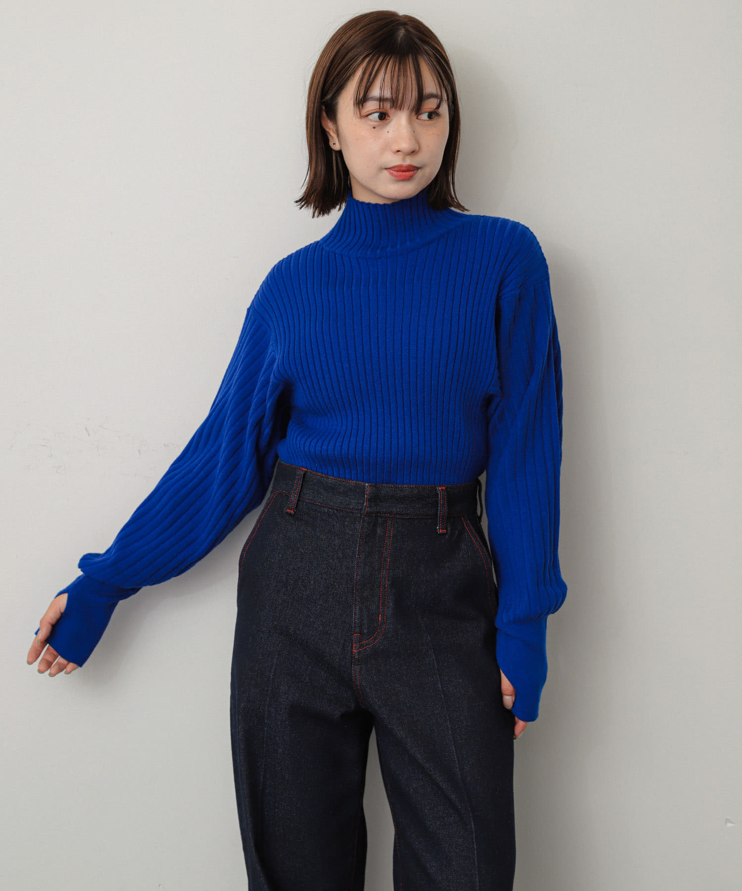 身長：158cm サイズ：one