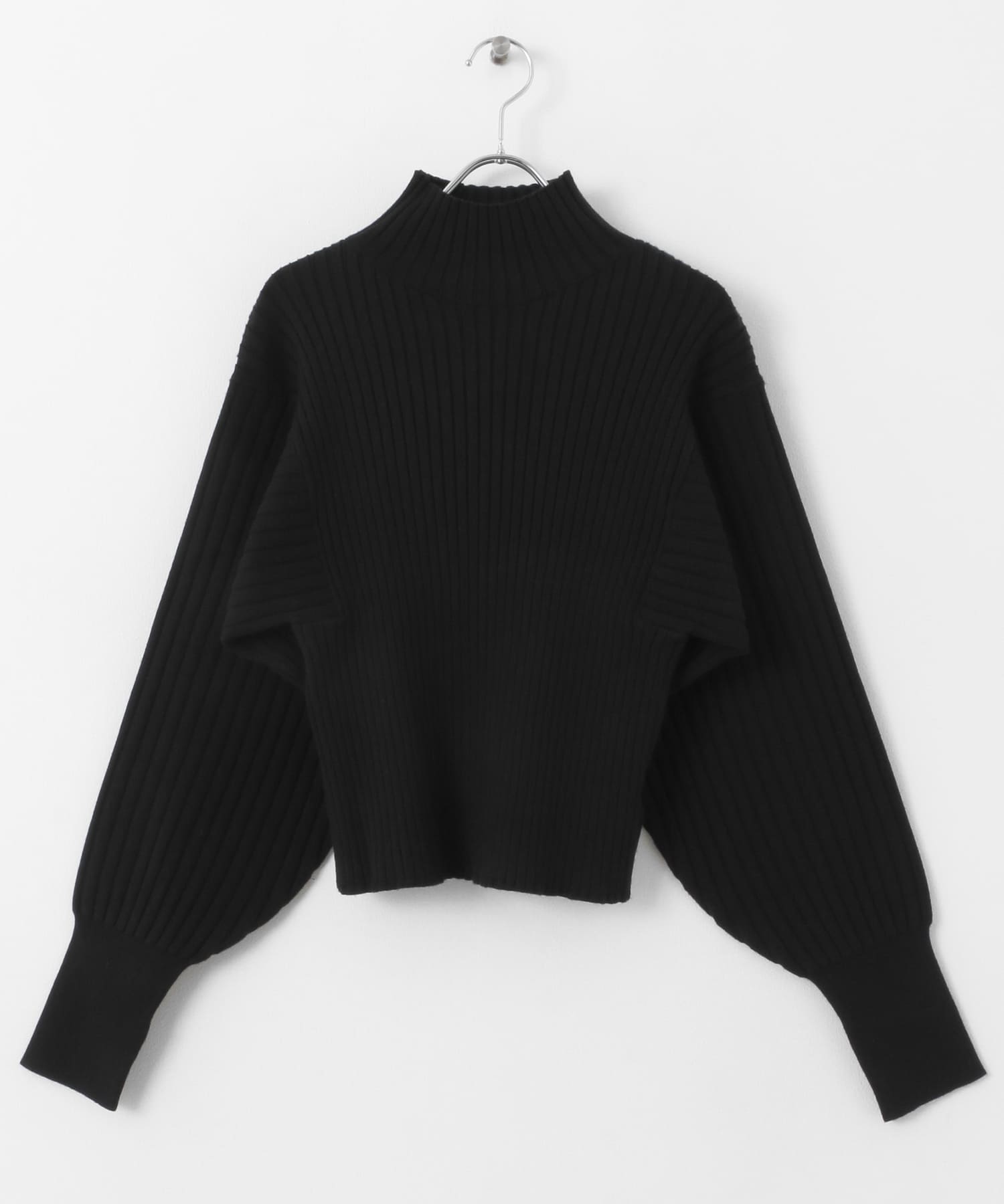 マトンスリーブセーター BLACK one