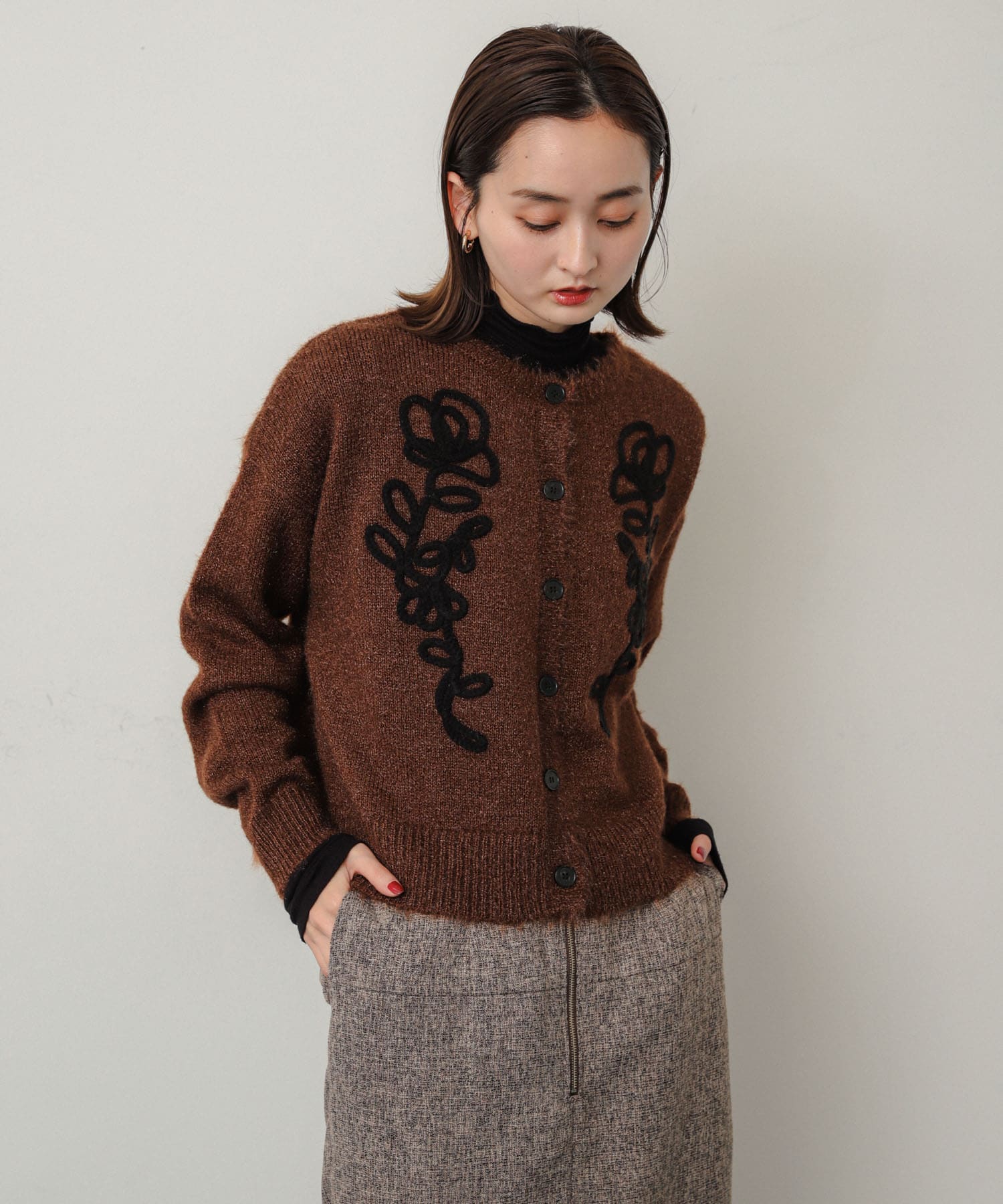 身長：169cm サイズ：one