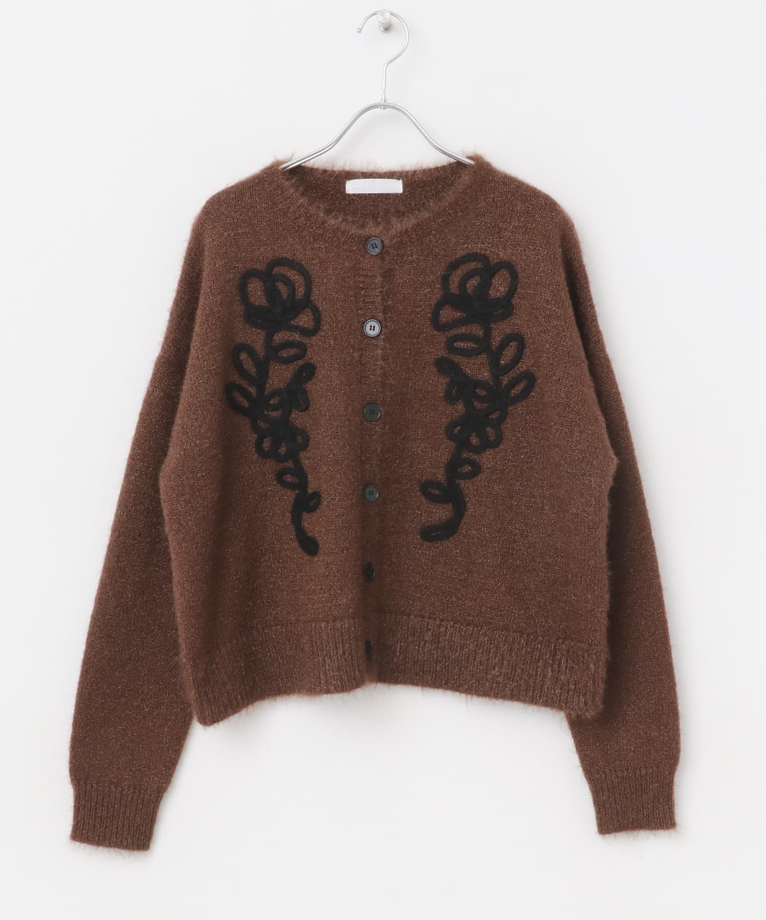 コードシシュウカーディガン BROWN one