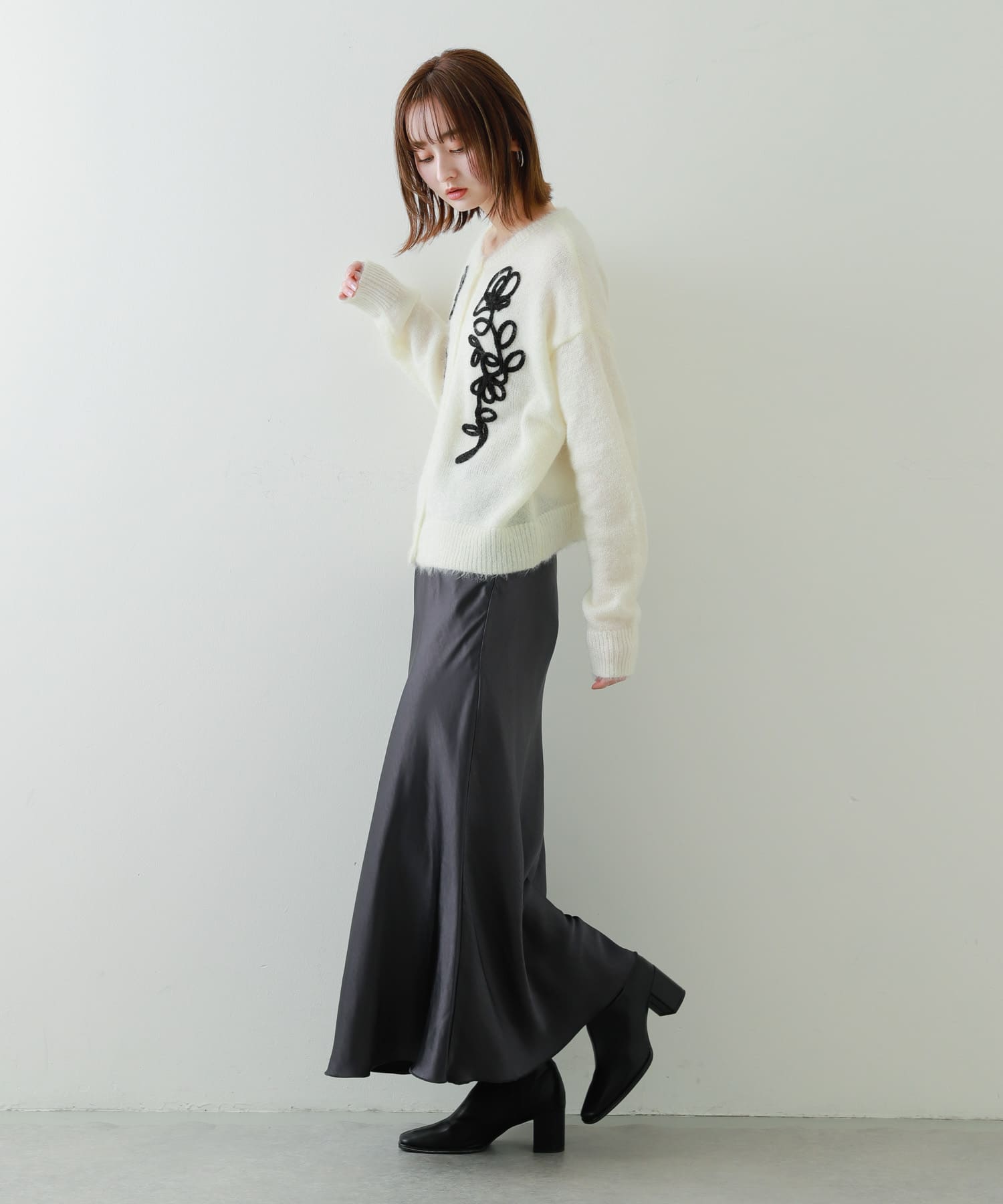 身長：169cm サイズ：one