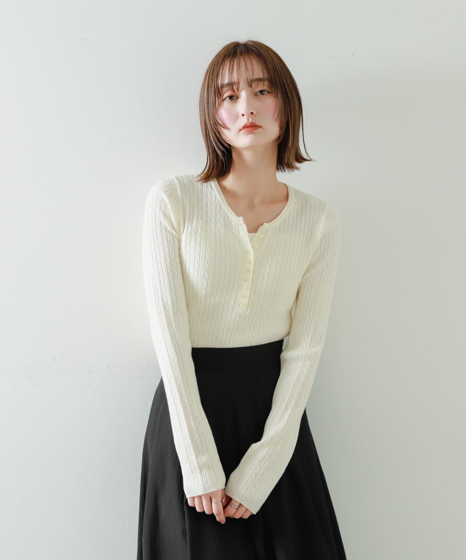 身長：169cm サイズ：one