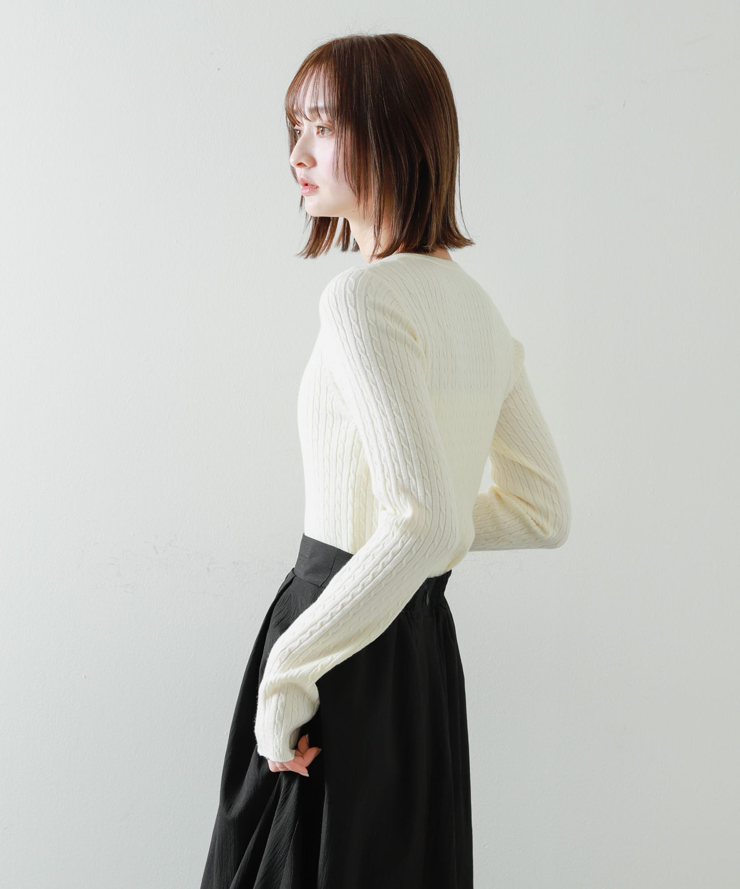 身長：169cm サイズ：one