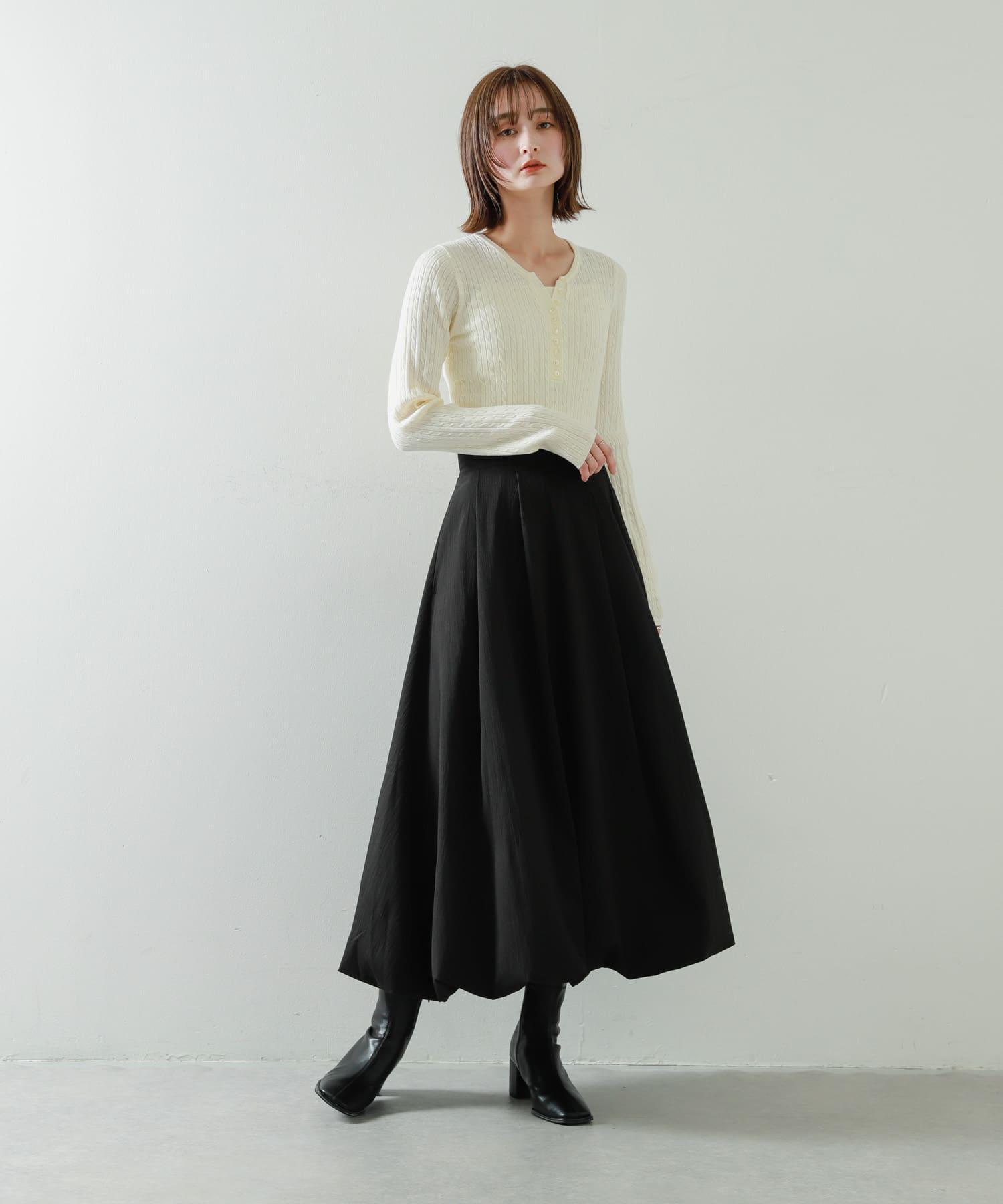 身長：169cm サイズ：one