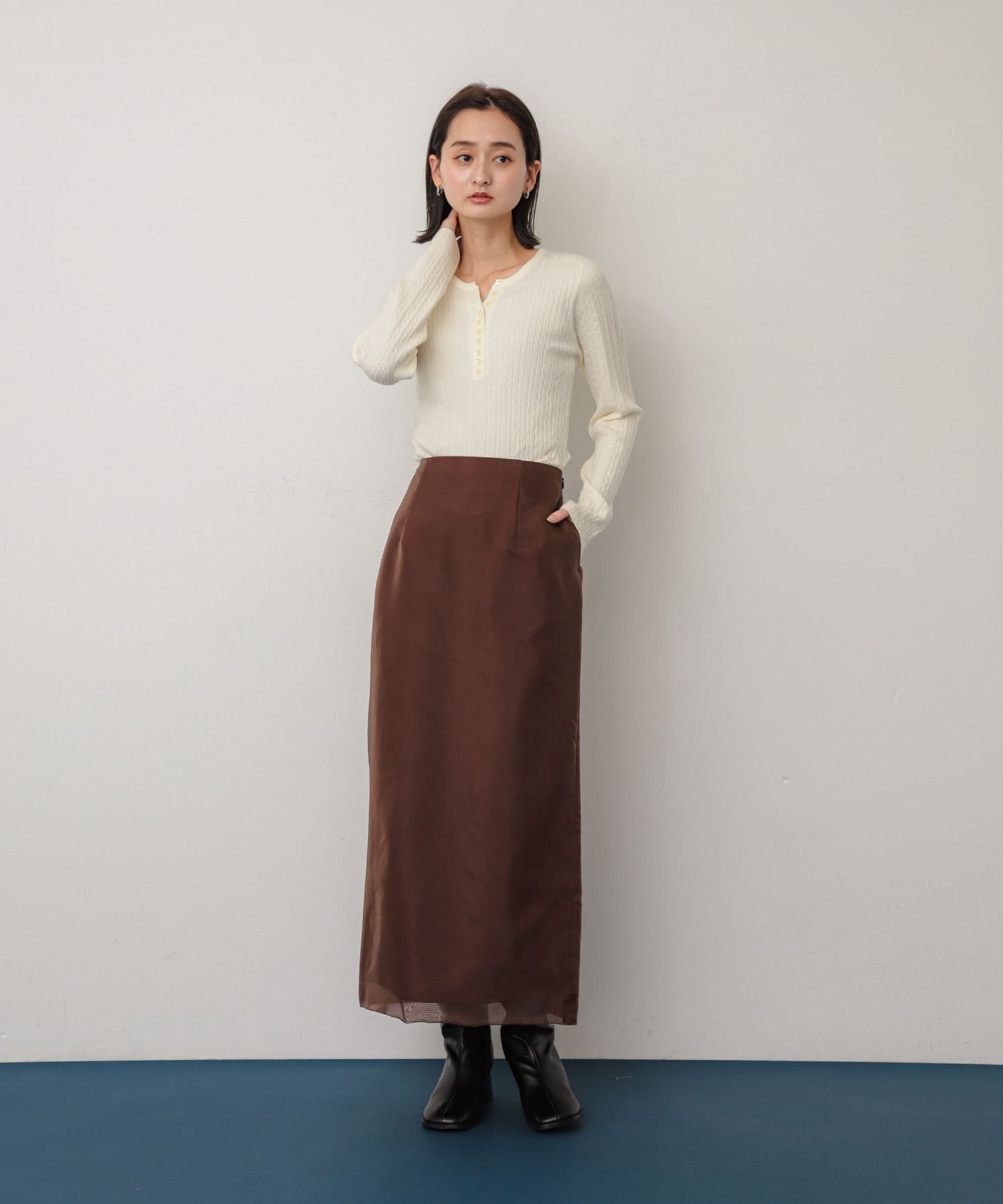 身長：169cm サイズ：one