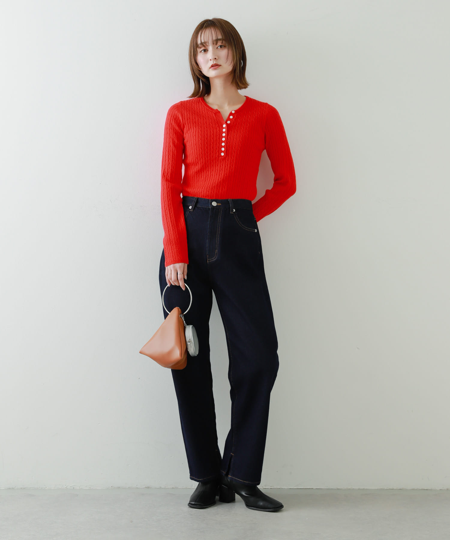 身長：169cm サイズ：one