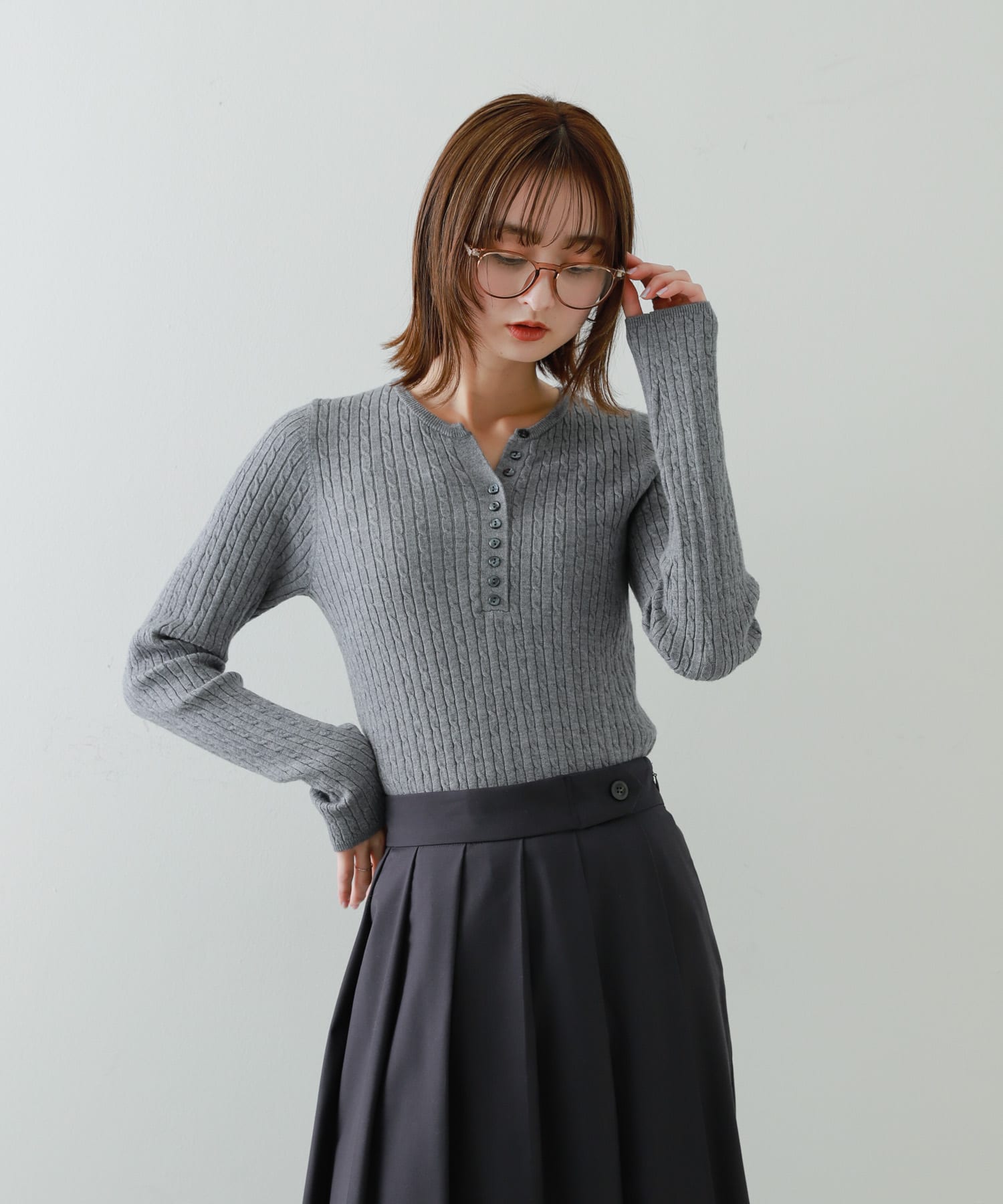 身長：169cm サイズ：one
