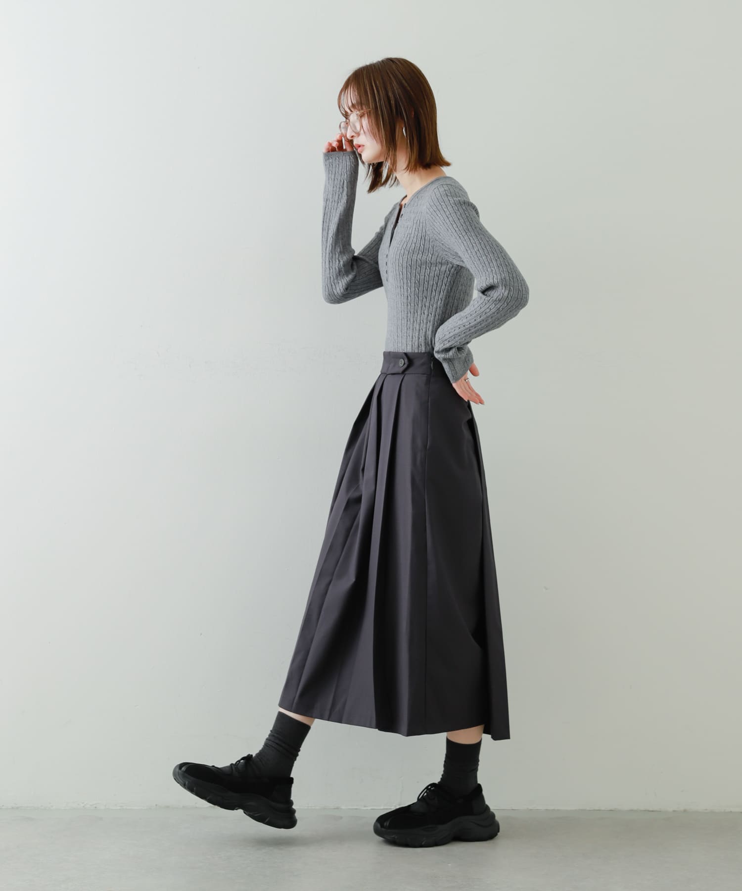 身長：169cm サイズ：one