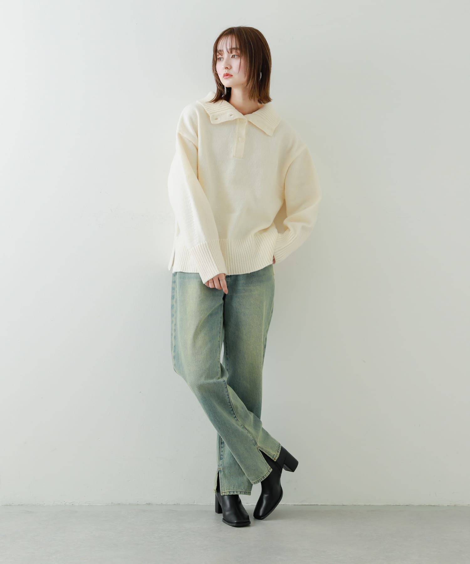 身長：169cm サイズ：one