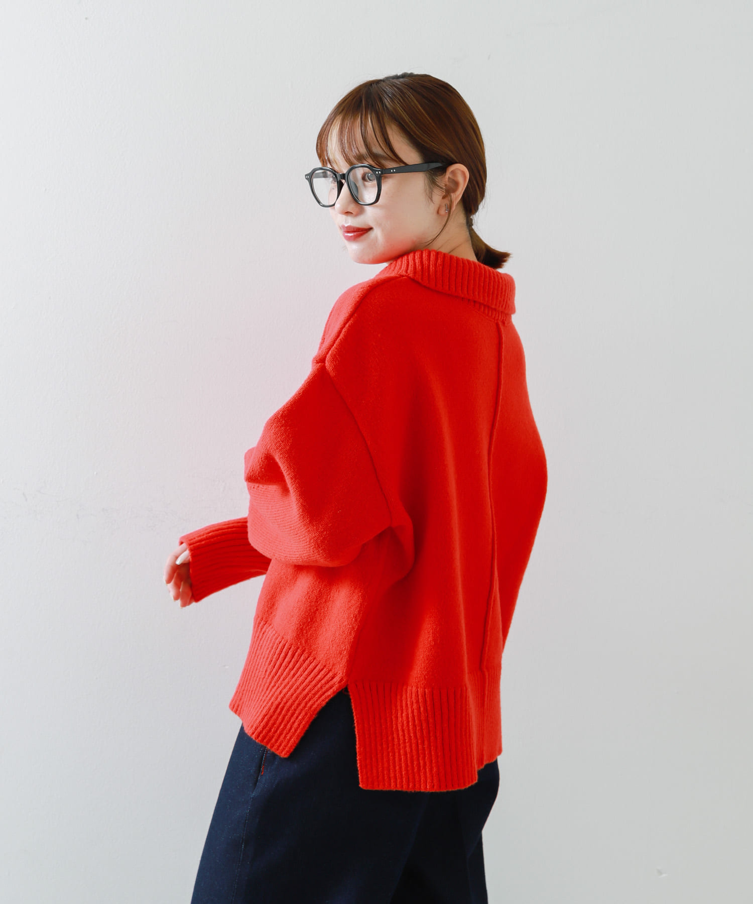 身長：158cm サイズ：one