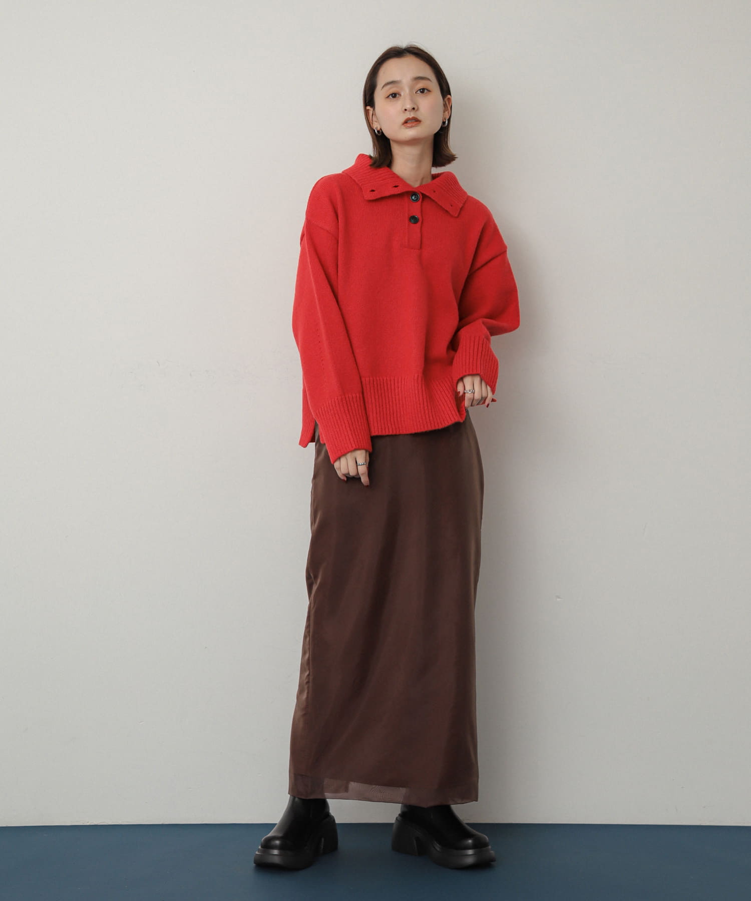 身長：169cm サイズ：one