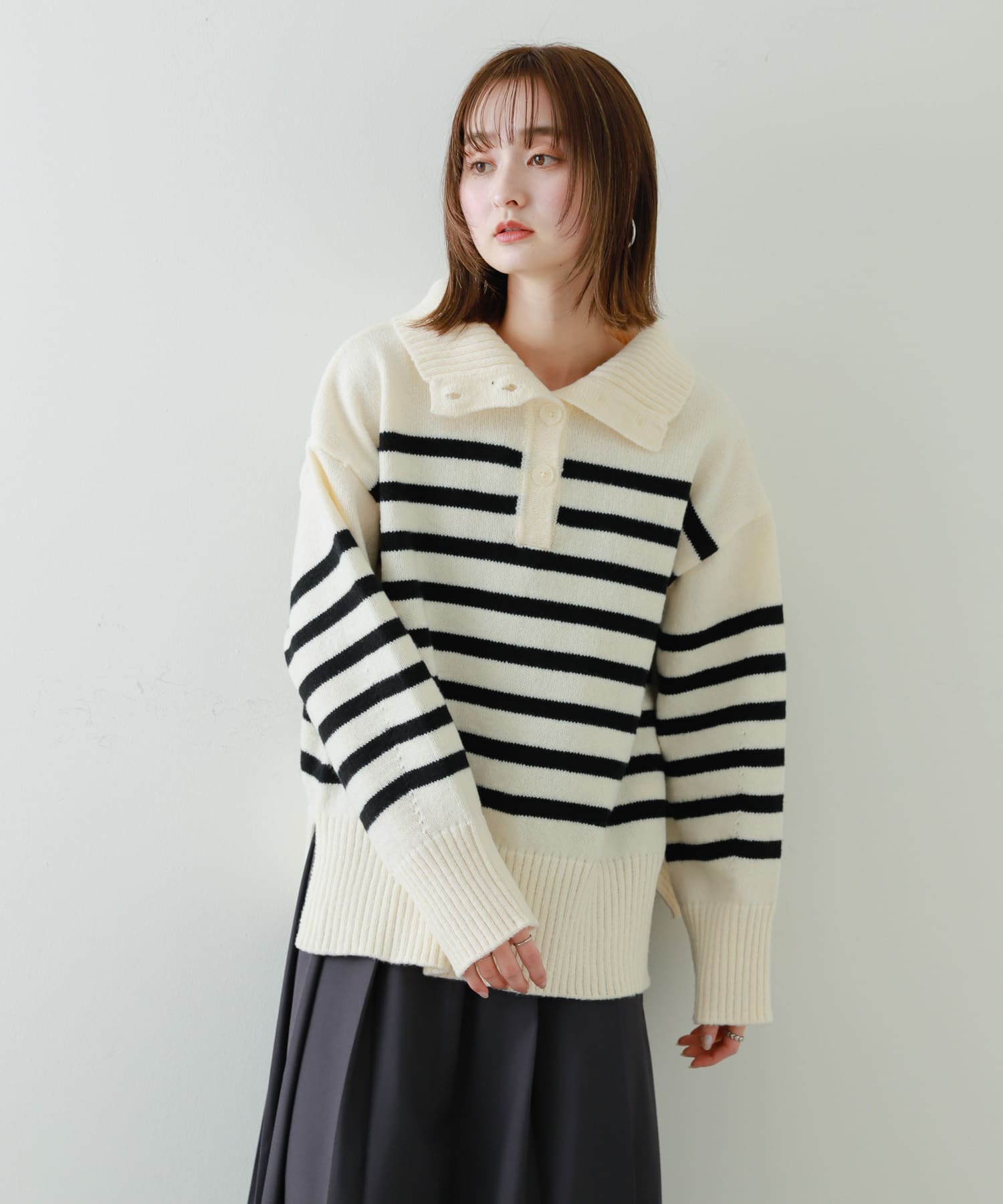 身長：169cm サイズ：one