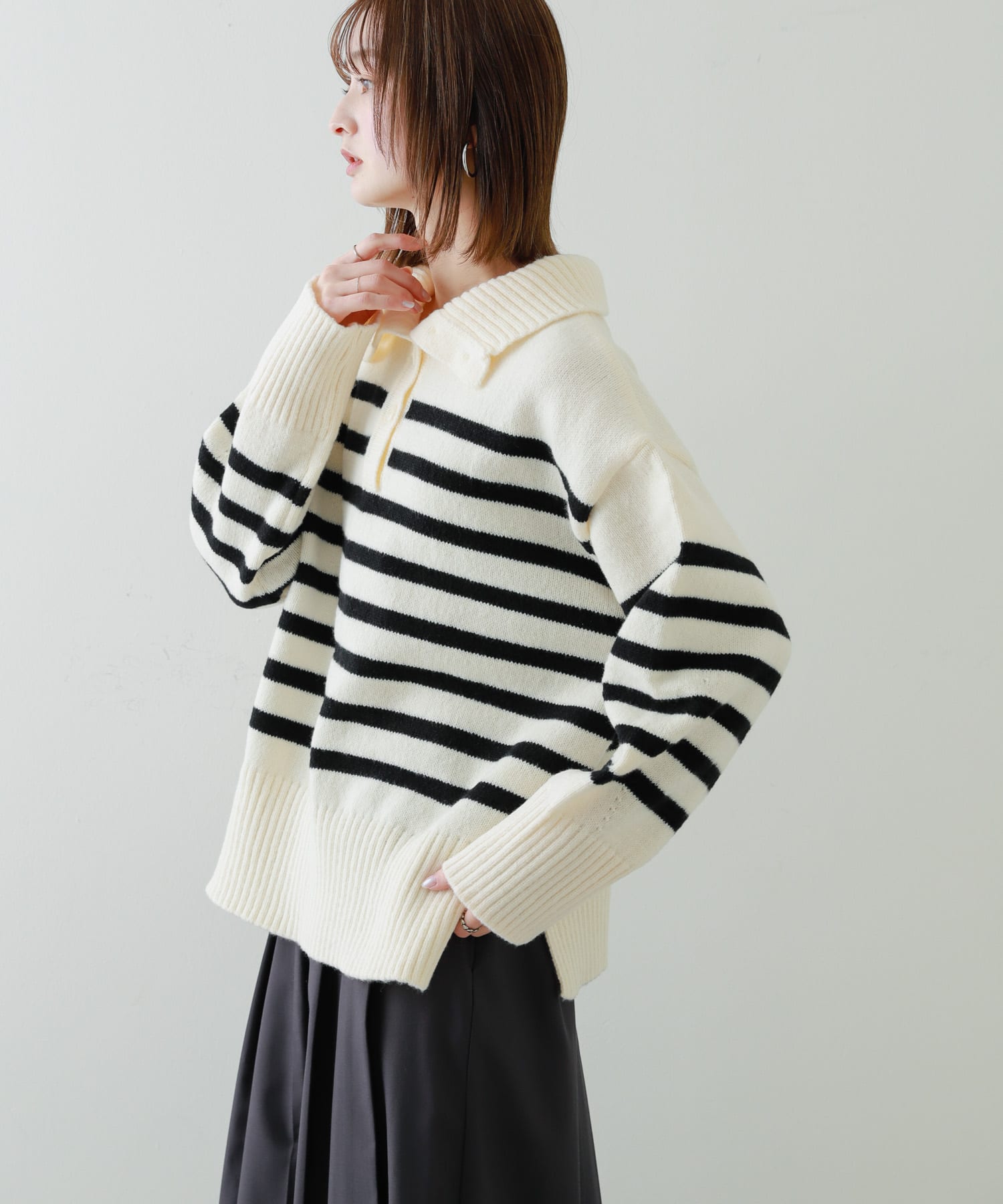 身長：169cm サイズ：one