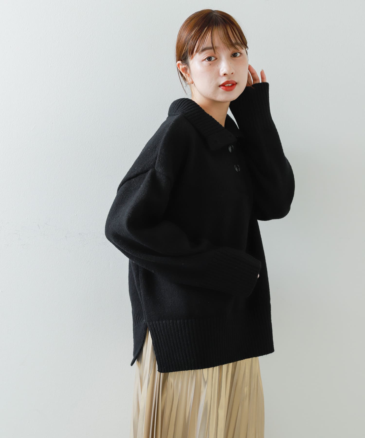身長：158cm サイズ：one