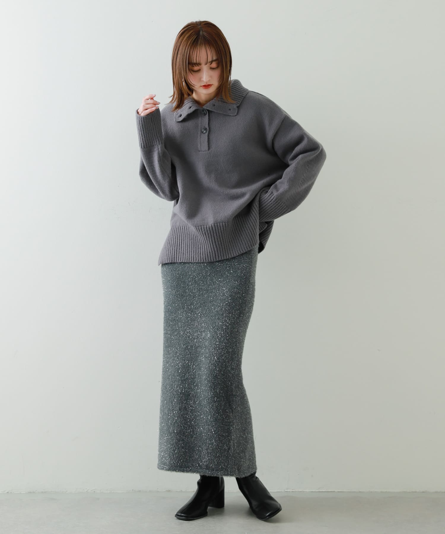 身長：169cm サイズ：one