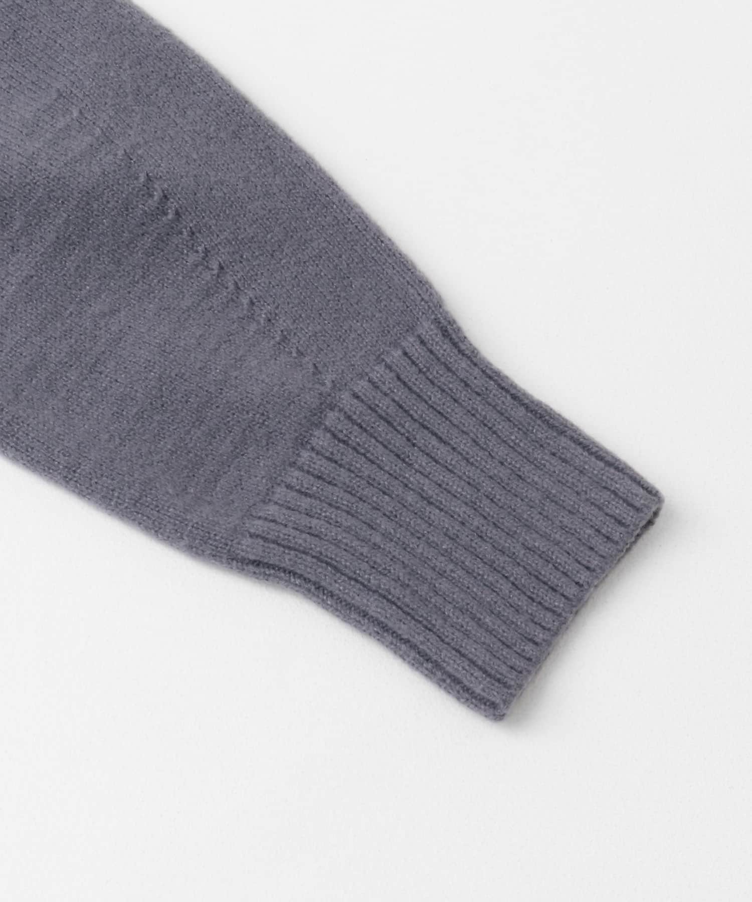 『WEB/一部店舗限定カラー』2WAYタートルネックルーズセーター GRAY one