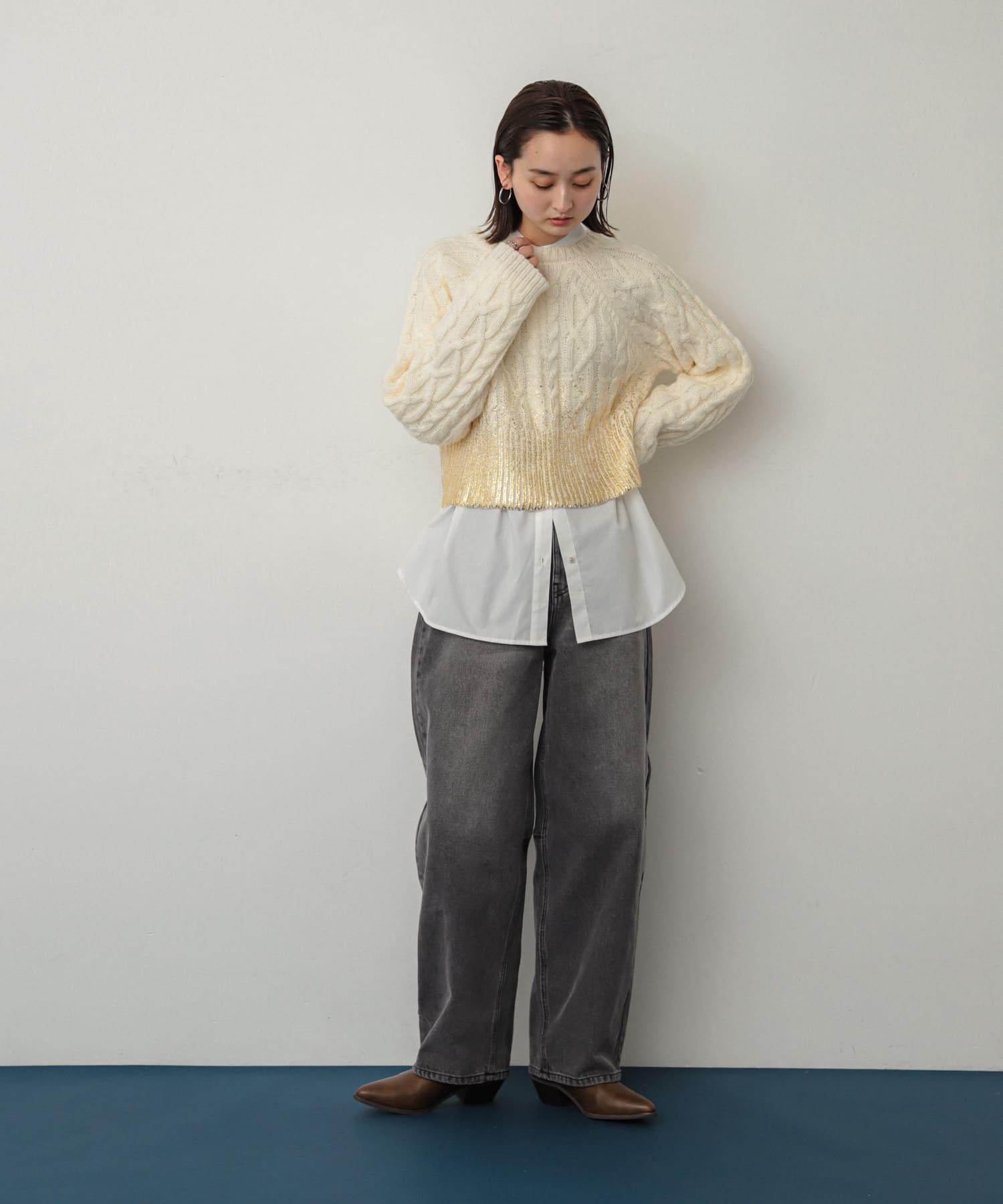 身長：169cm サイズ：one