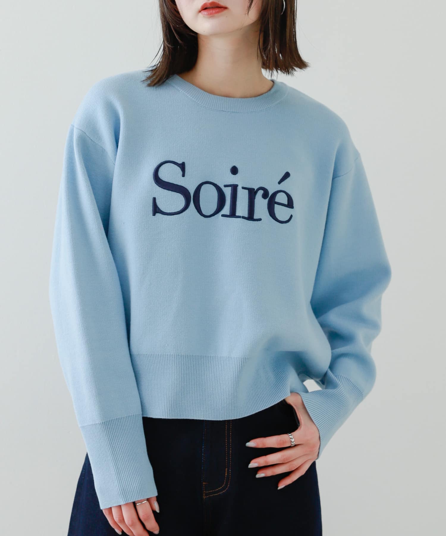 ロゴシシュウセーター