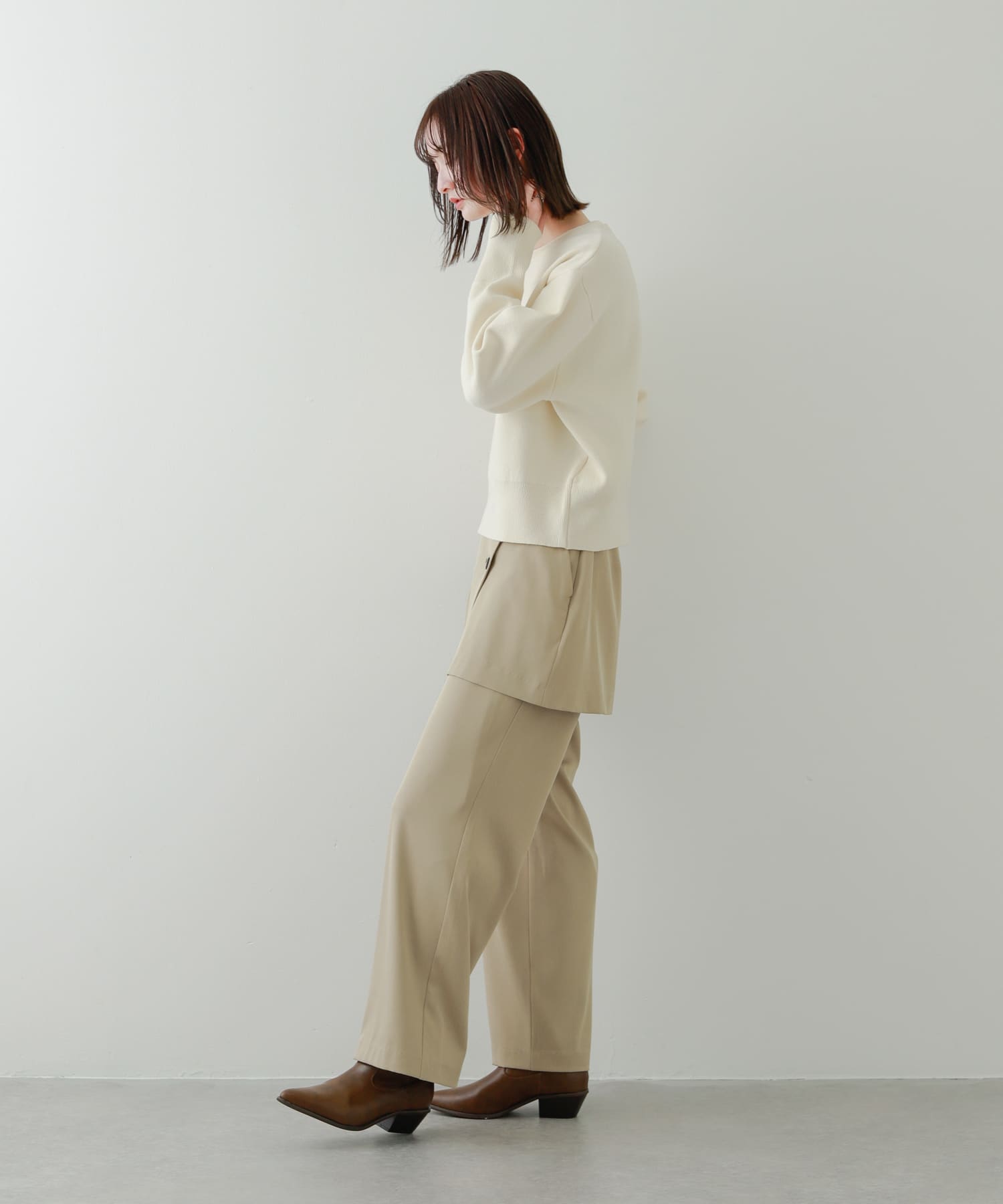 身長：169cm サイズ：one