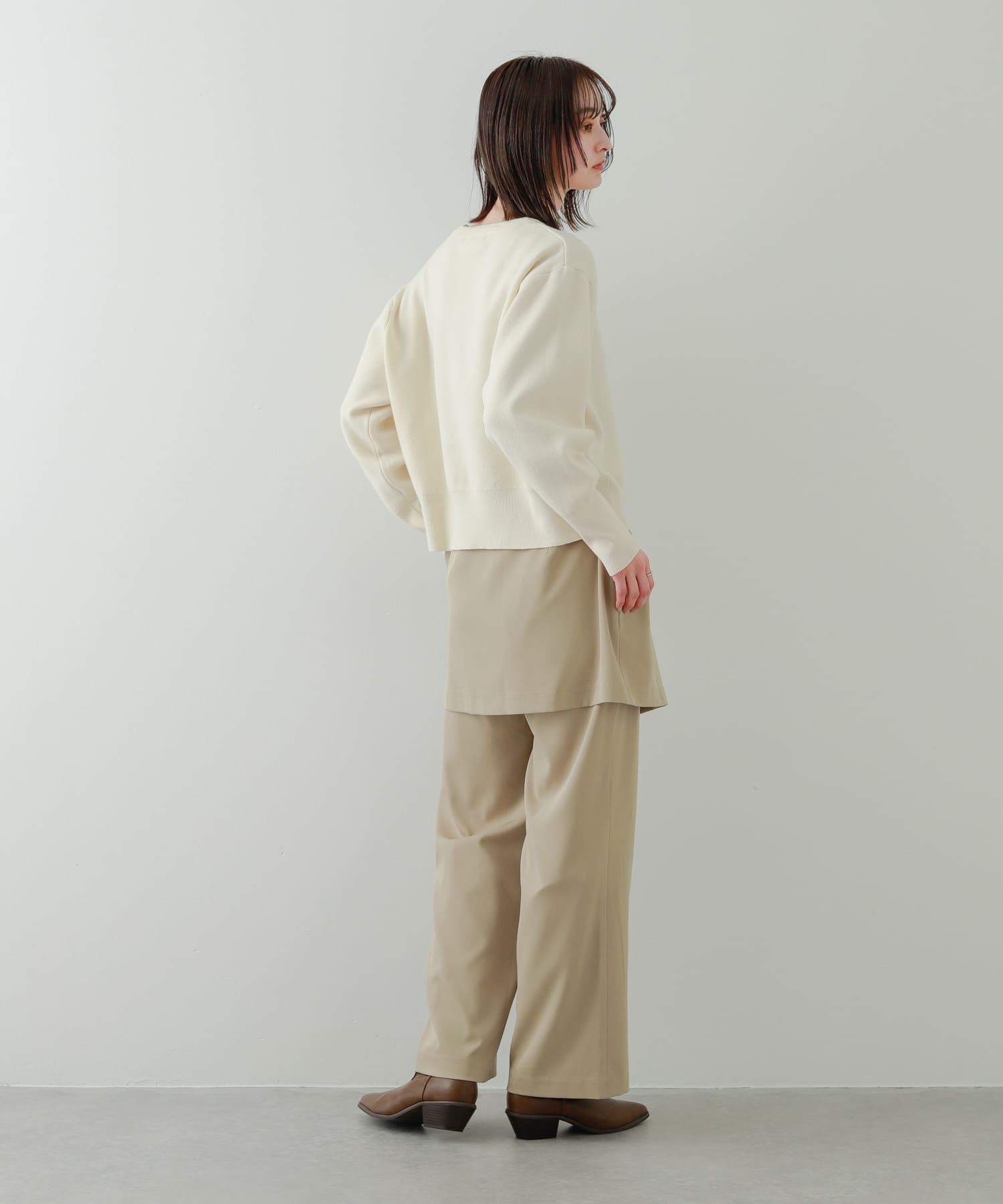 身長：169cm サイズ：one