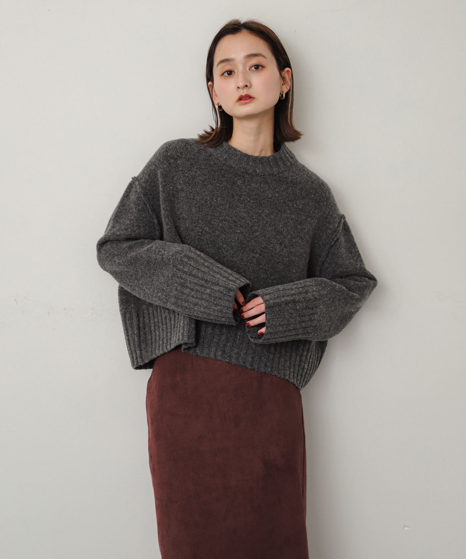 身長：169cm サイズ：one